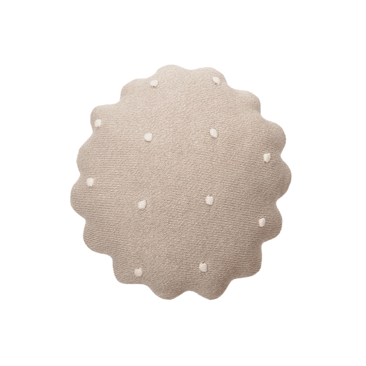 Cojín infantil de punto Round Biscuit Lorena Canals - Crudo Crudo-1