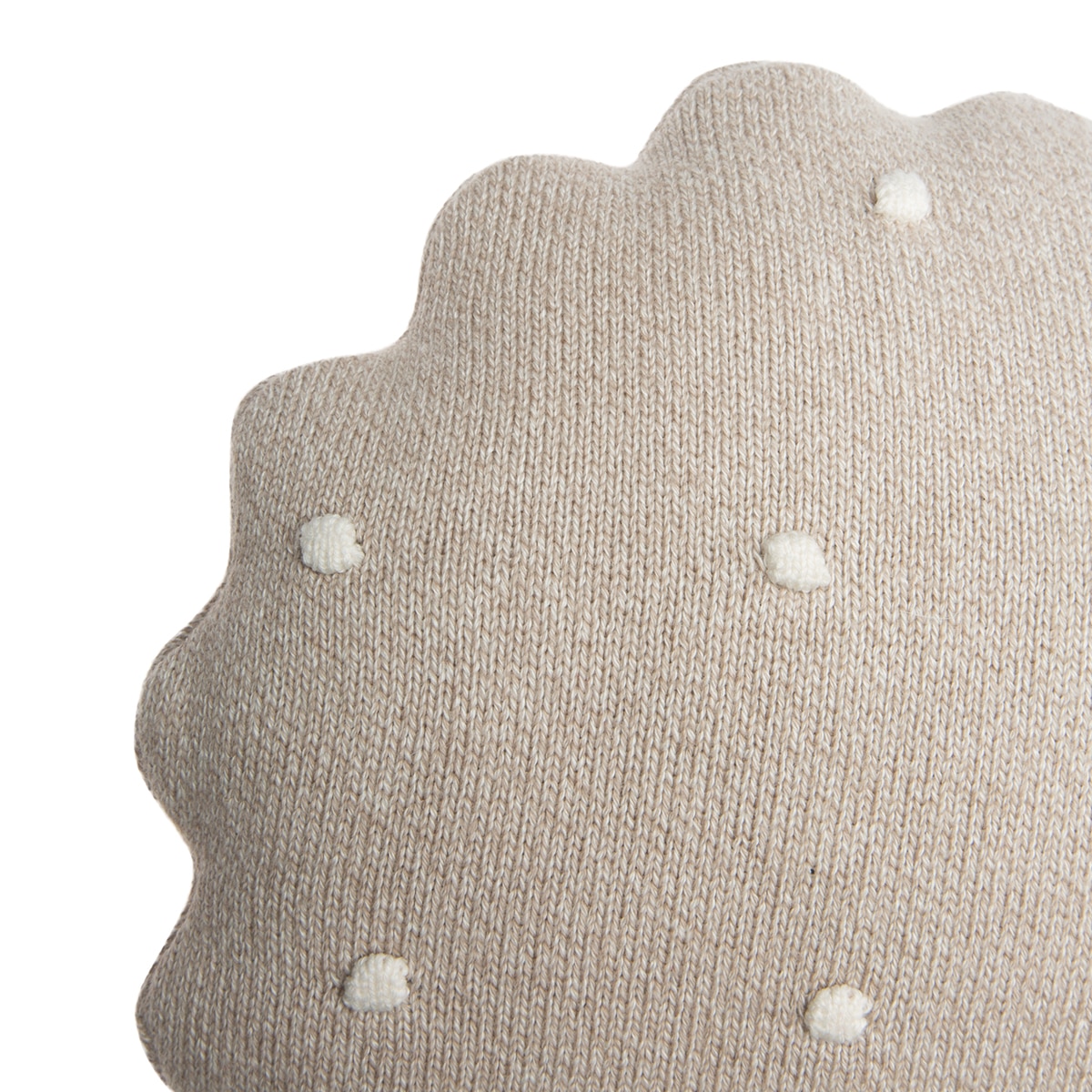 Cojín infantil de punto Round Biscuit Lorena Canals - Crudo Crudo-5