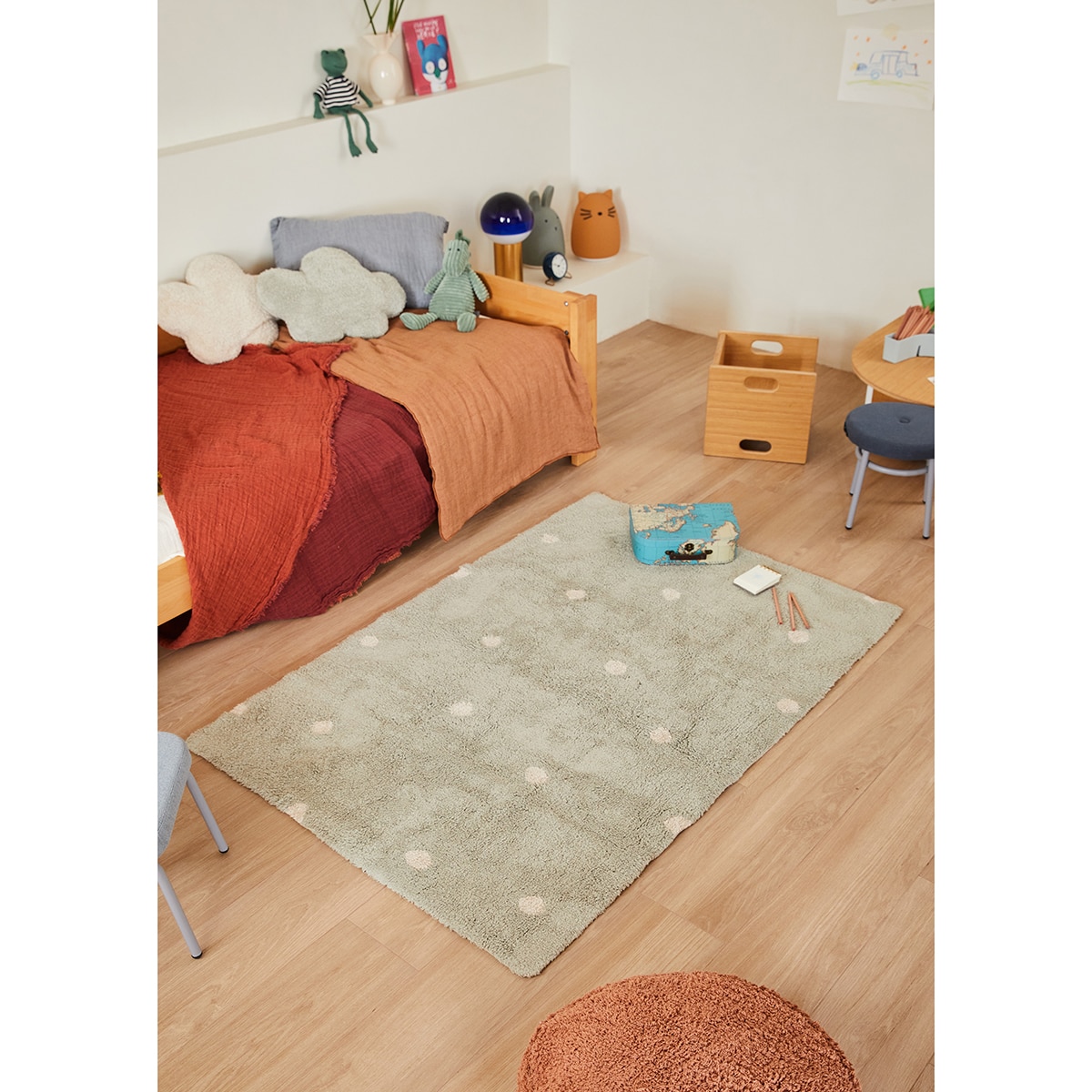 Cojín Lorena Canals infantil Cloud - Azul claro Azul claro-3