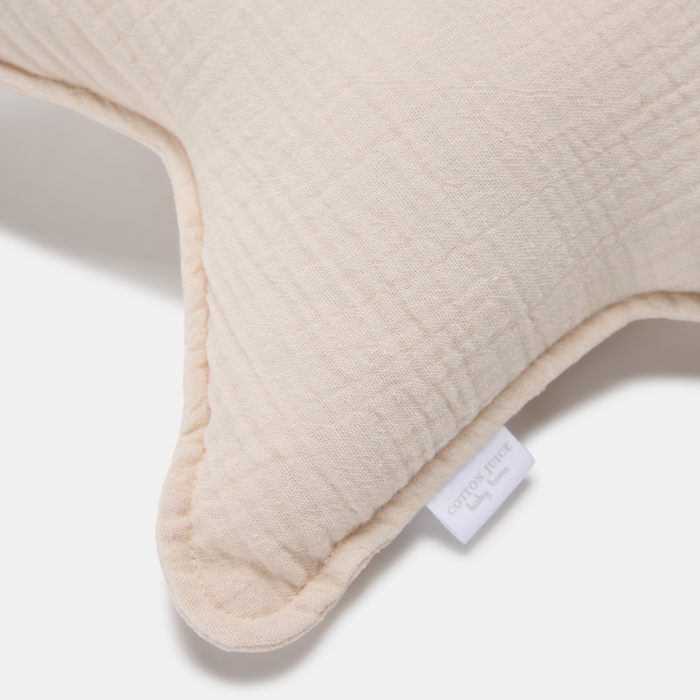 Almofada Cotton Juice Baby Home Decorativo Estrela Cru-2