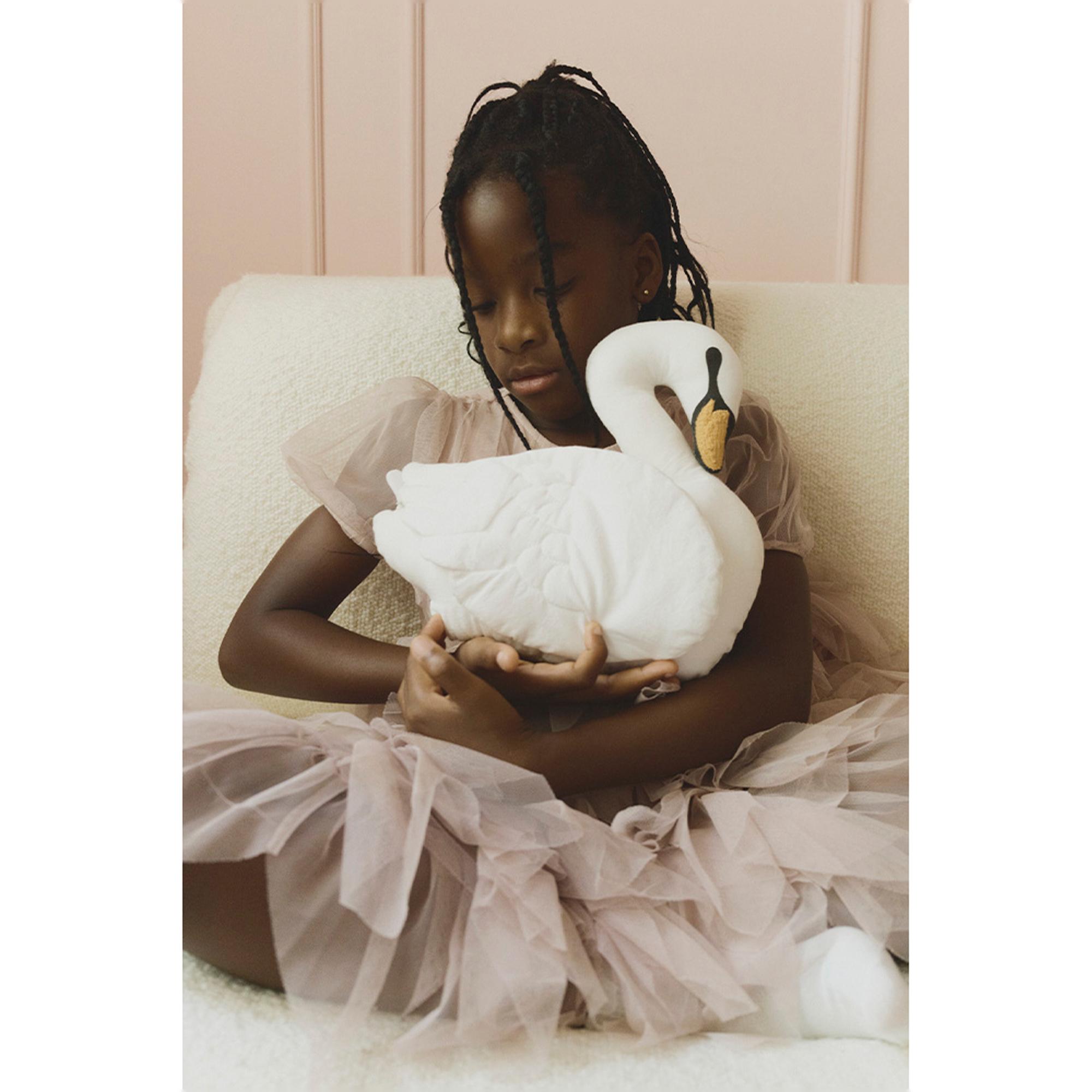 Cojín Lorena Canals infantil Cisne - Crema Crema-4