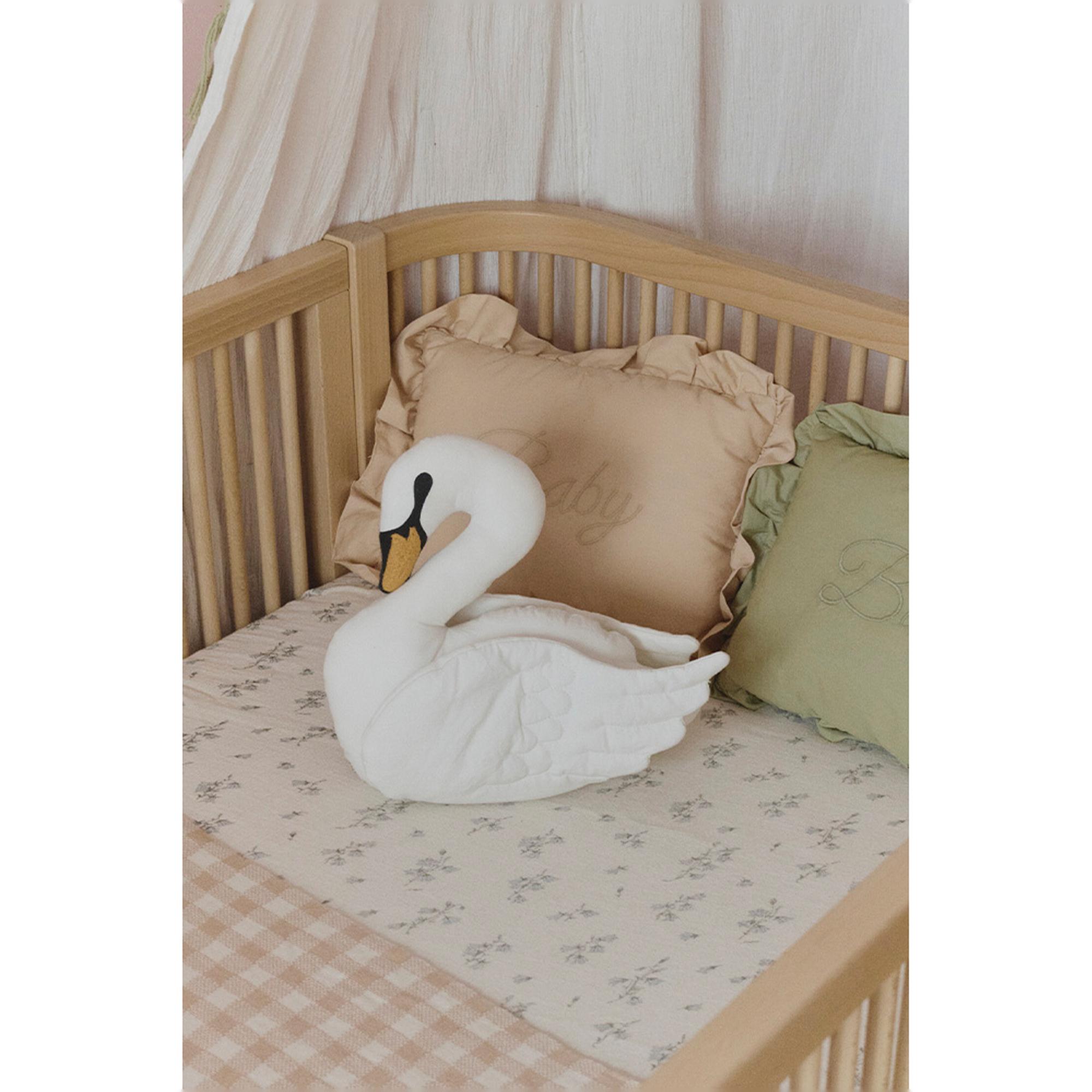 Cojín Lorena Canals infantil Cisne - Crema Crema-6