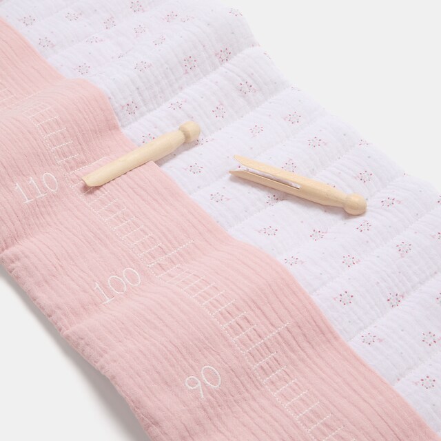 Medidor para bebés Cotton Juice Baby Home colección Sésamo, estampado flores