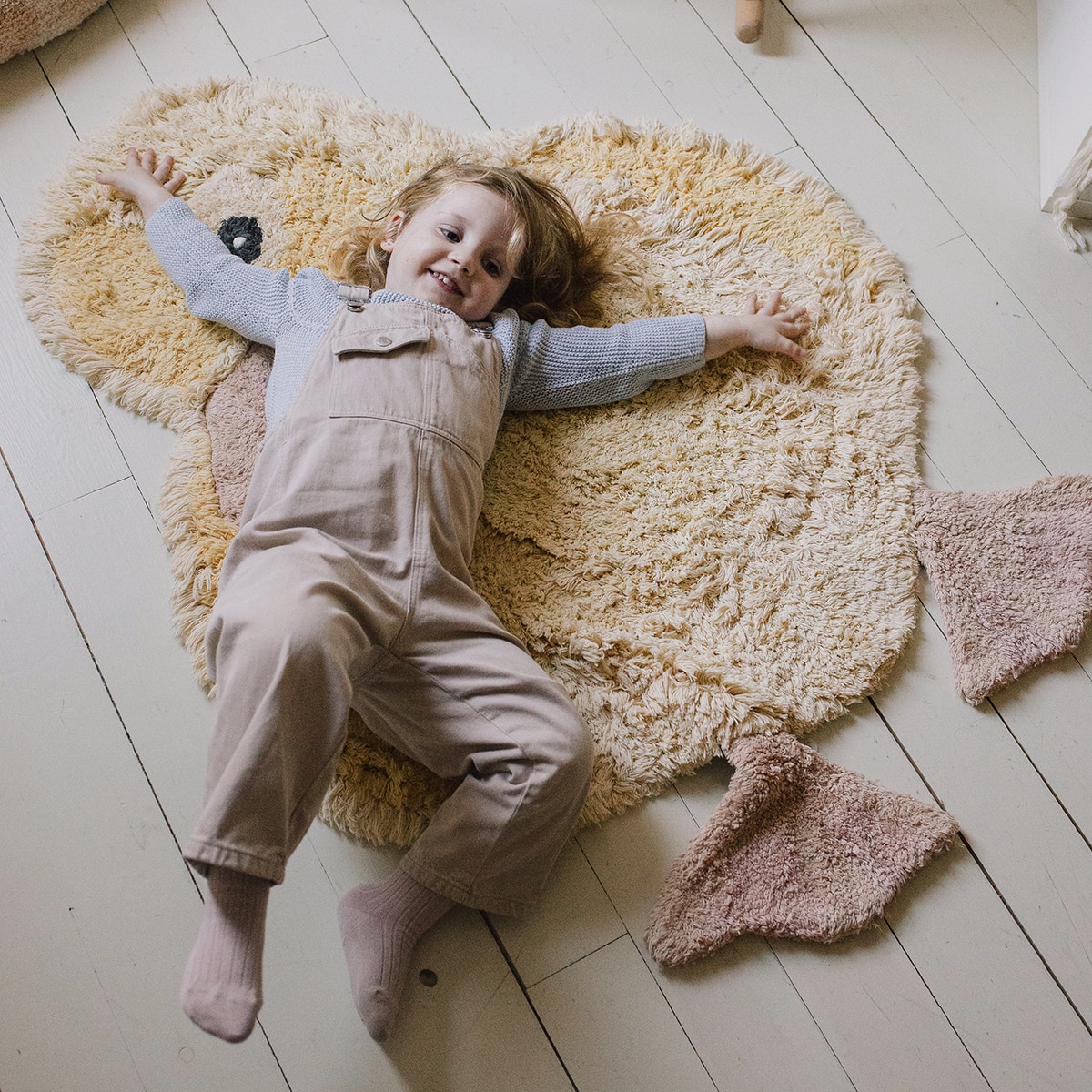 Alfombra Lorena Canals lavable de algodón Animal Rug Ducky Multicolor Multicolor-3