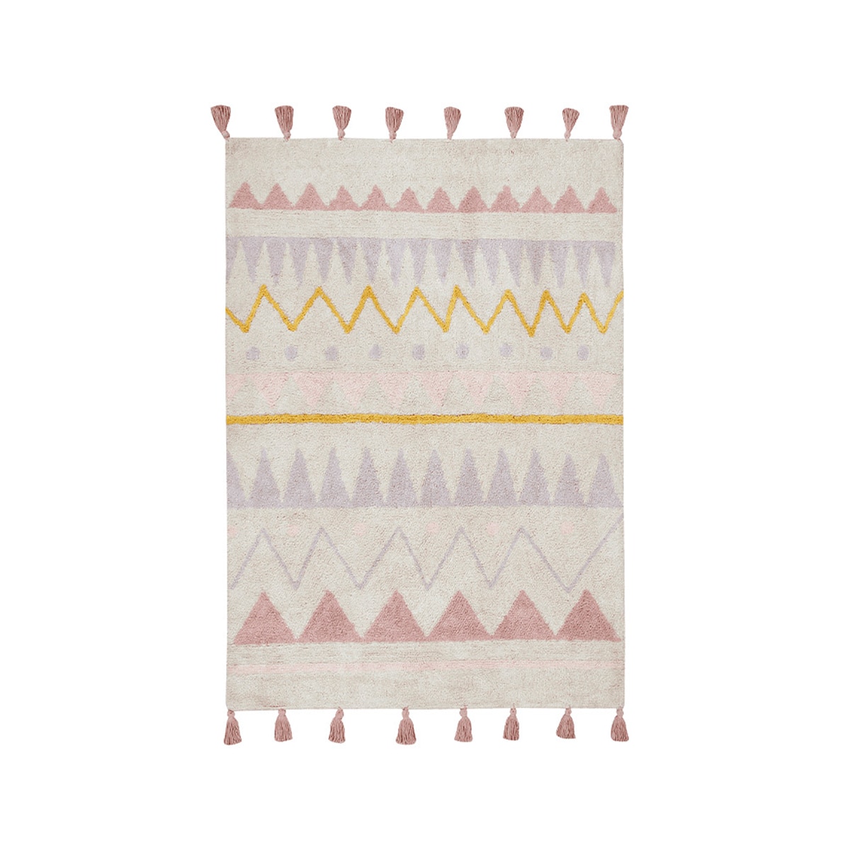 Alfombra Lorena Canals lavable de algodón Azteca Multicolor Multicolor-1