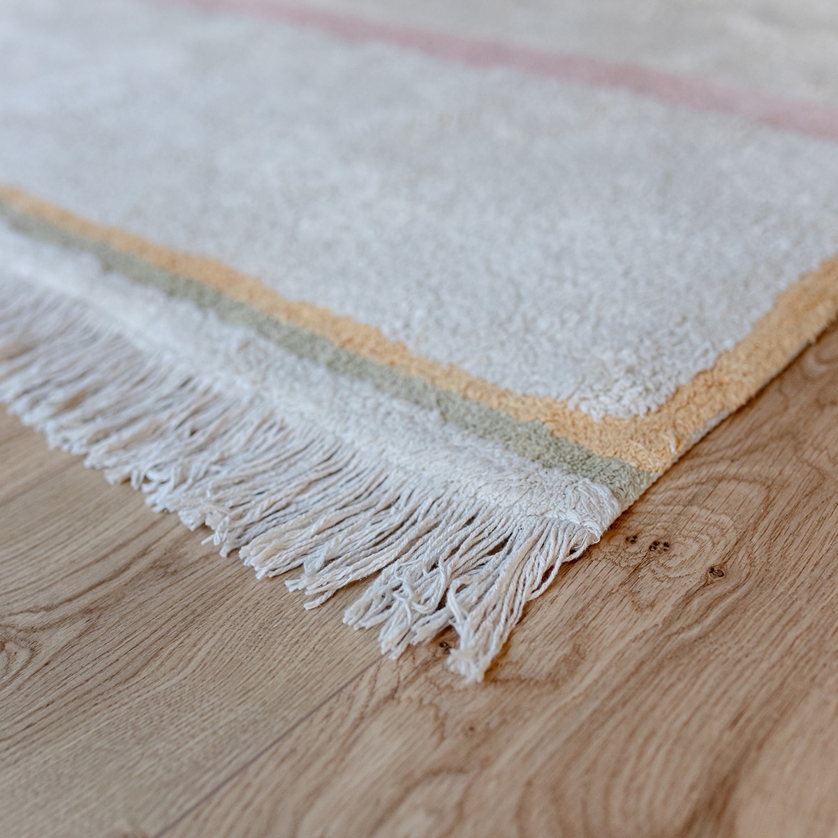 Alfombra Lorena Canals lavable de algodón Lanes Rosa-4