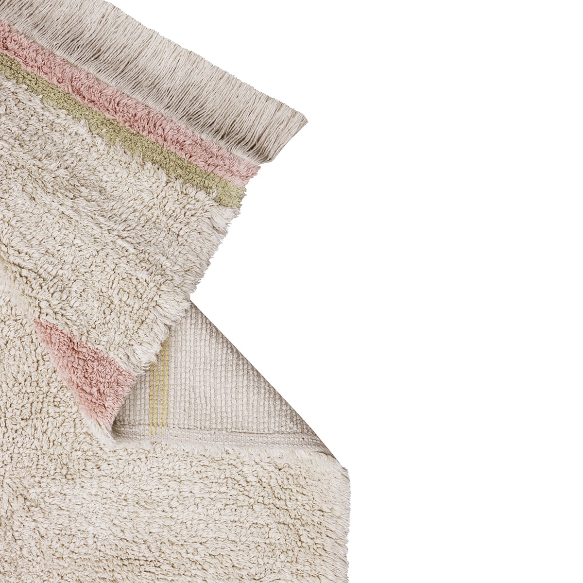 Alfombra Lorena Canals lavable de algodón Lanes Rosa-5