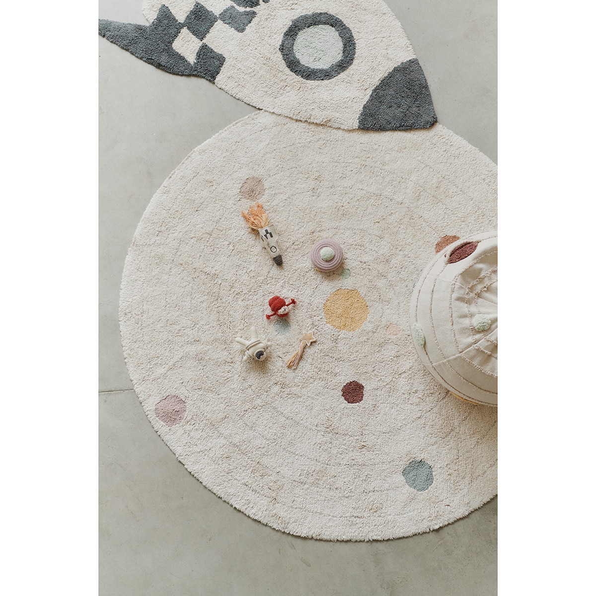 Alfombra de juego Lorena Canals lavable de algodón Solar System - Multicolor Multicolor-2