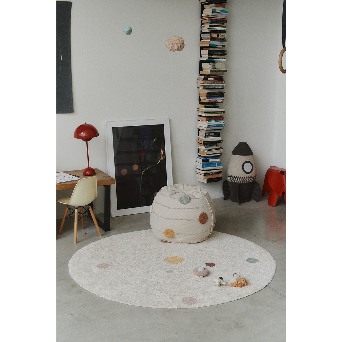 Alfombra de juego Lorena Canals lavable de algodón Solar System - Multicolor Multicolor-3