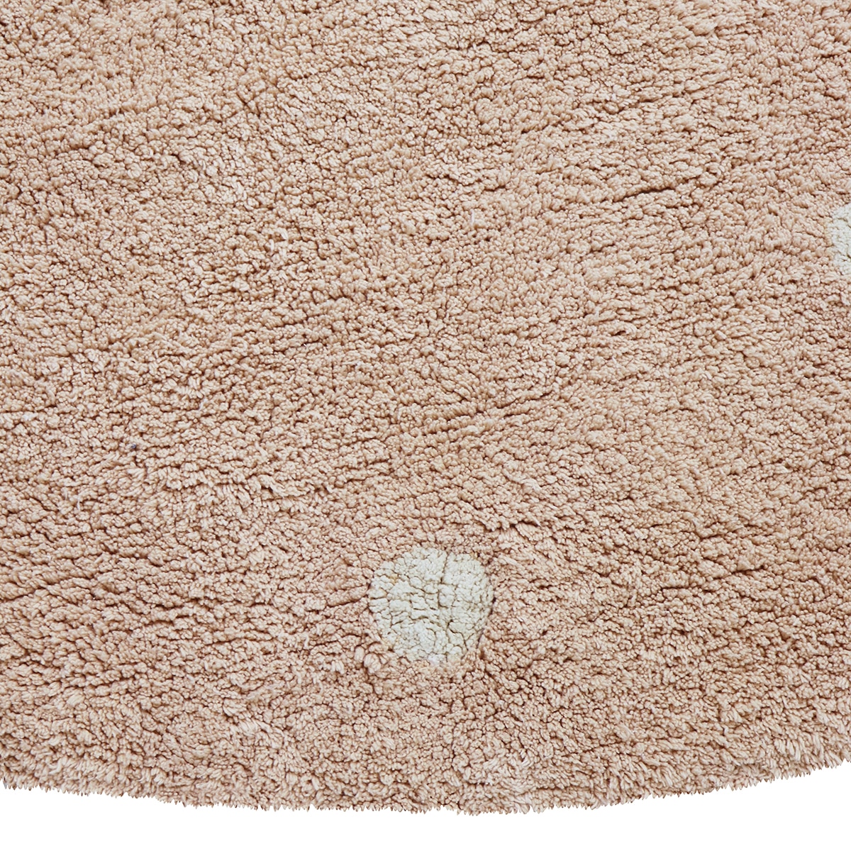 Alfombra Lorena Canals lavable de algodón Round Dot Rosa Rosa-4