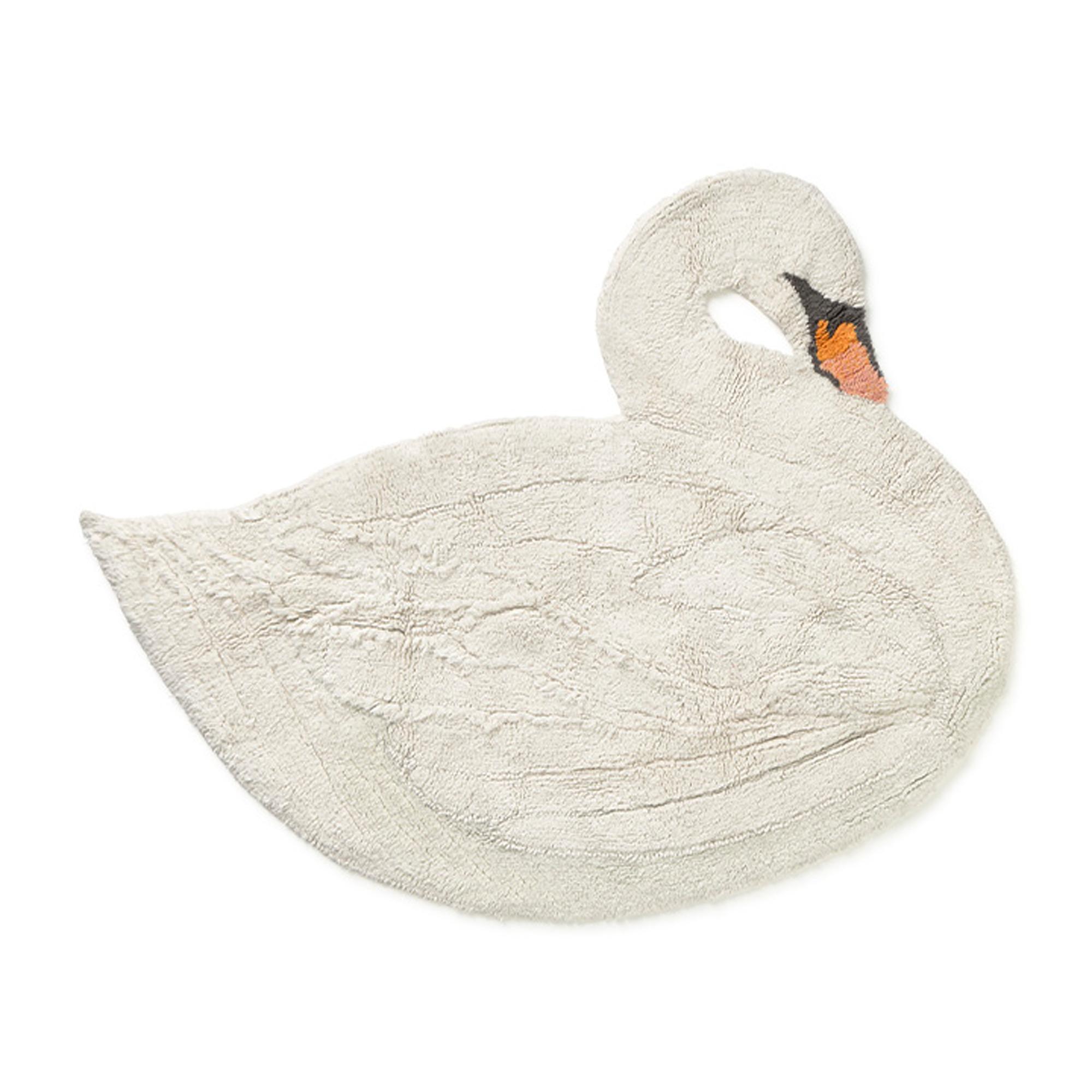 Imagen 0 de Alfombra Lorena Canals lavable de algodón Cisne Crema