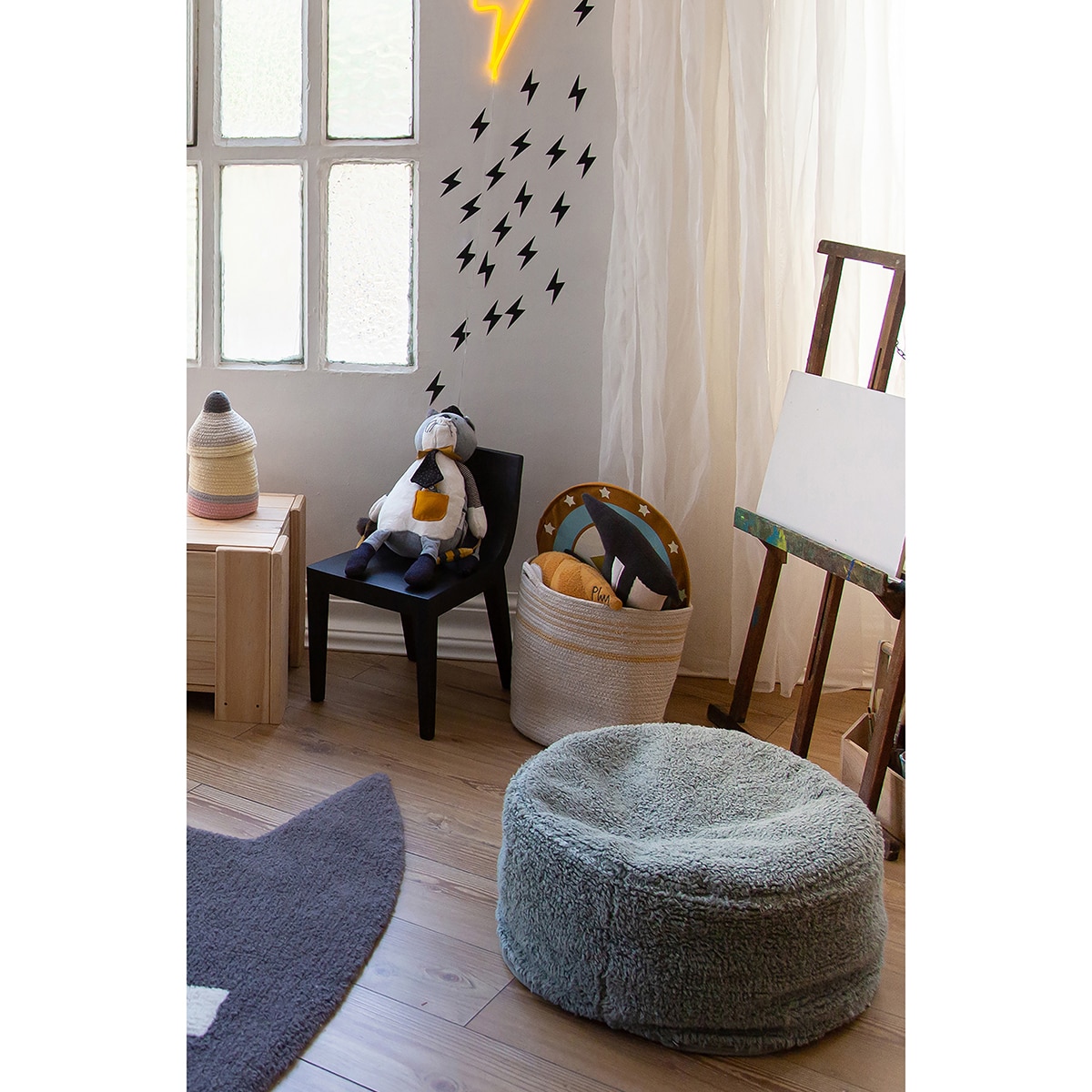 Puff Chill infantil Lorena Canals Celeste Celeste-2