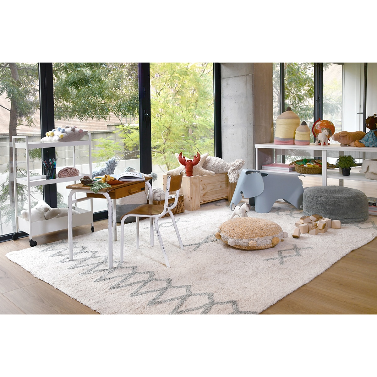 Puff Chill infantil Lorena Canals Celeste Celeste-4