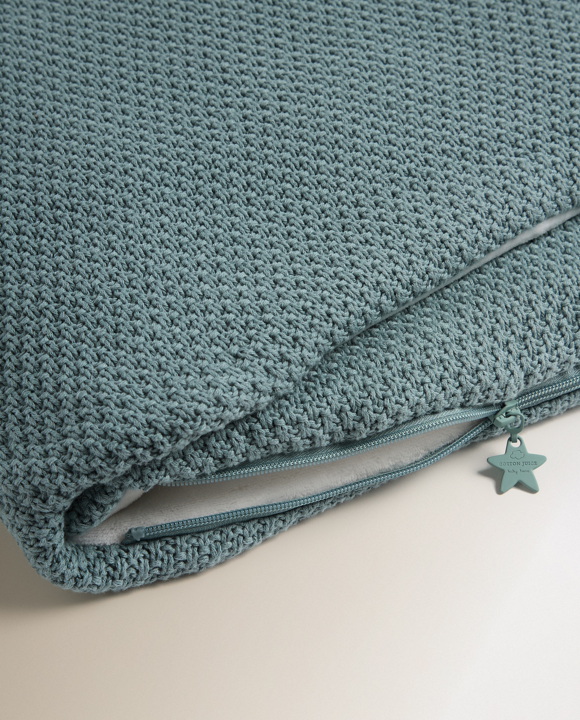 Saco Nana para capazo Cotton Juice Baby Home Básico Tricot - Verde Verde-4