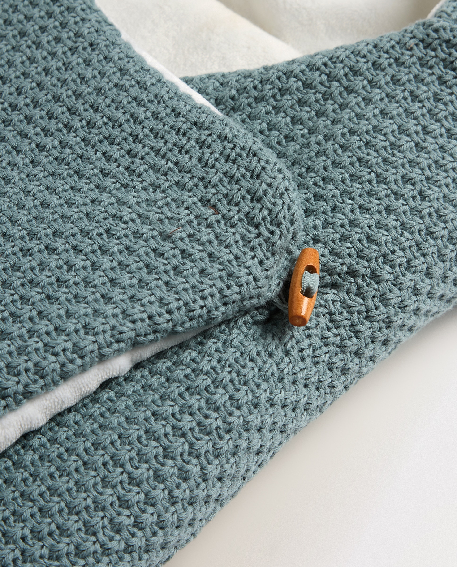 Saco Nana para capazo Cotton Juice Baby Home Básico Tricot - Verde Verde-5