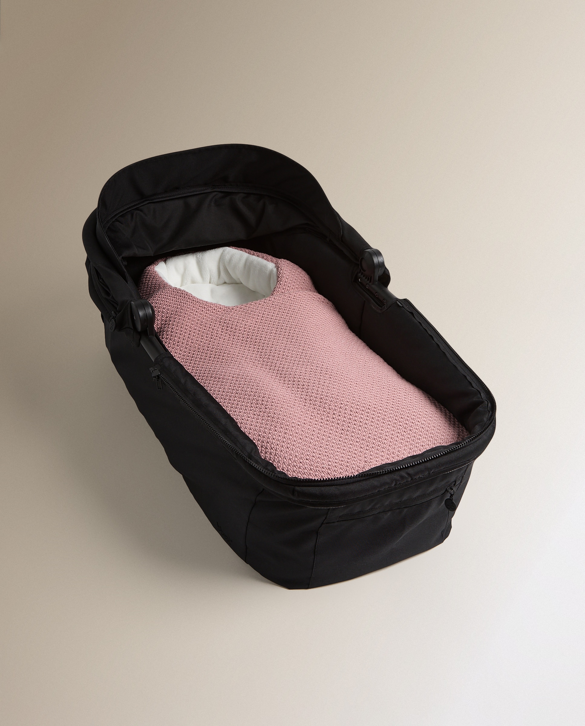 Saco Nana para capazo Cotton Juice Baby Home Básico Tricot - Rosa Rosa-1