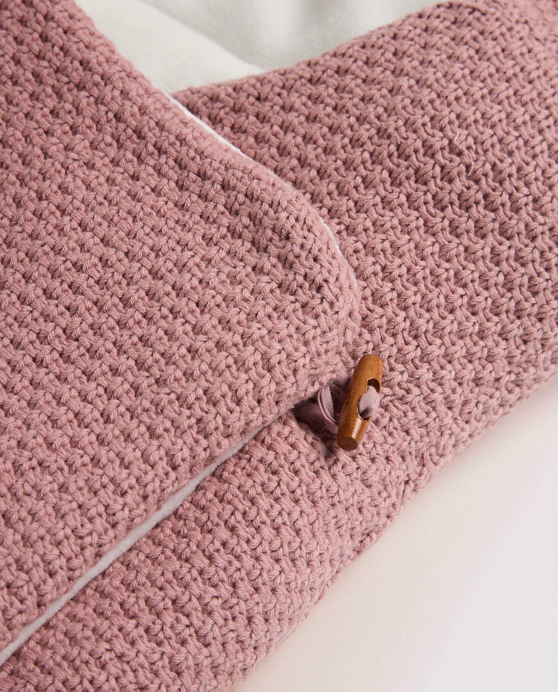 Saco Nana para capazo Cotton Juice Baby Home Básico Tricot - Rosa Rosa-5