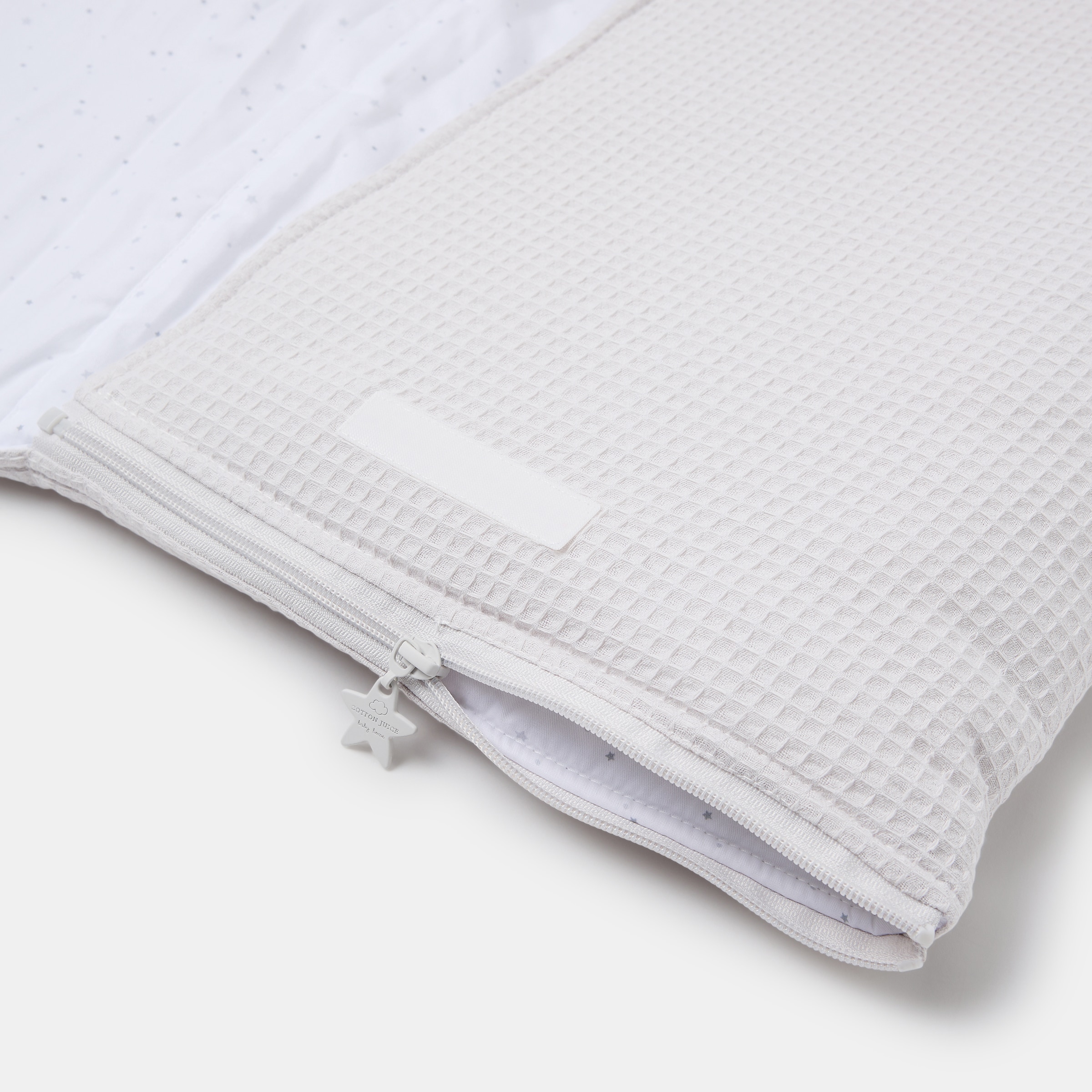 Saco Wrap Waffle para Alcofa Cinzento-3