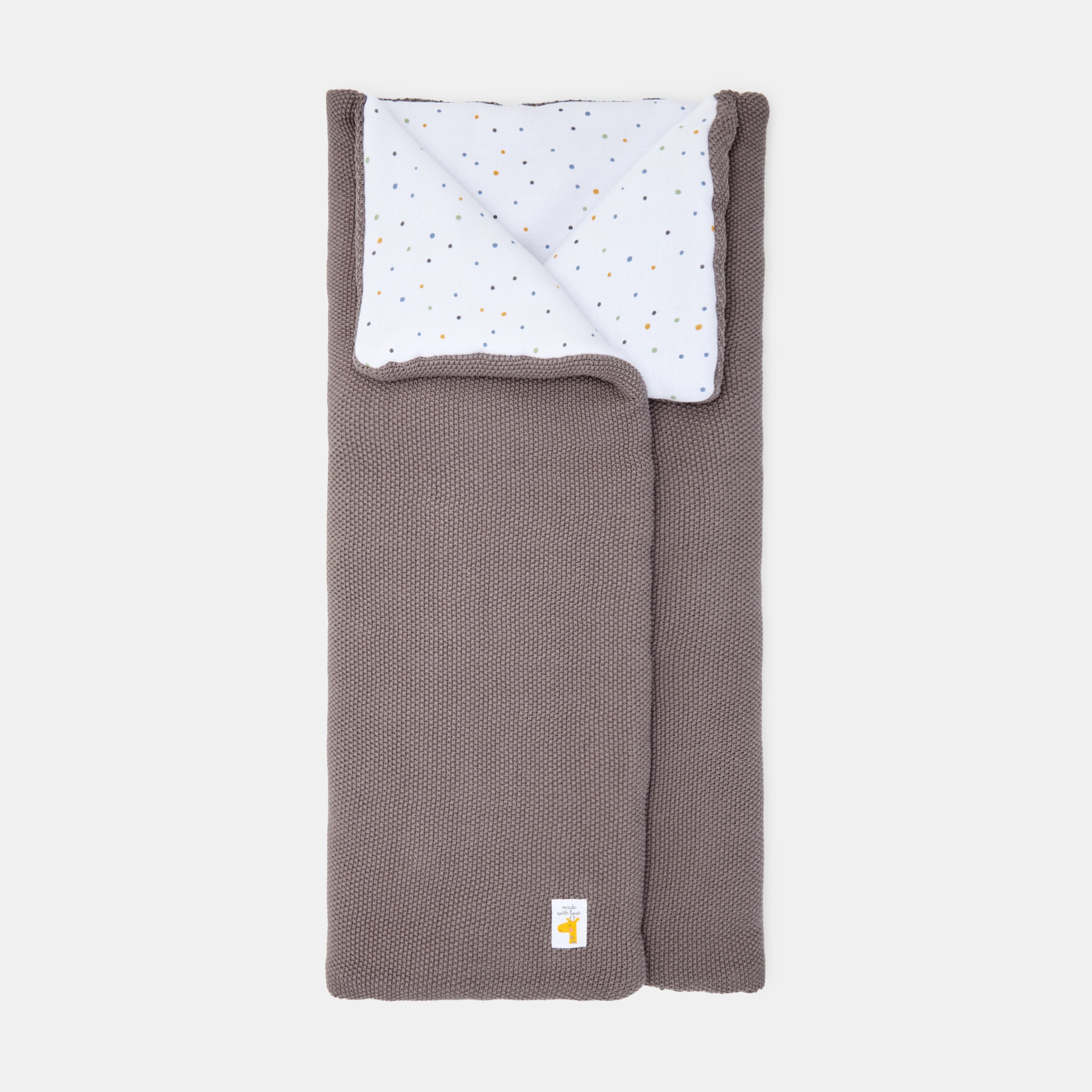 Saco Wrap Tricot para Alcofa Cinzento-1