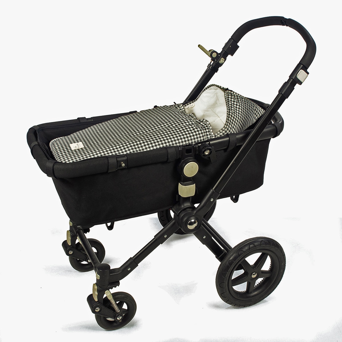 Saco Cuco Walking Mum I Love Vichy 2en1 entretiempo - Negro Negro-3