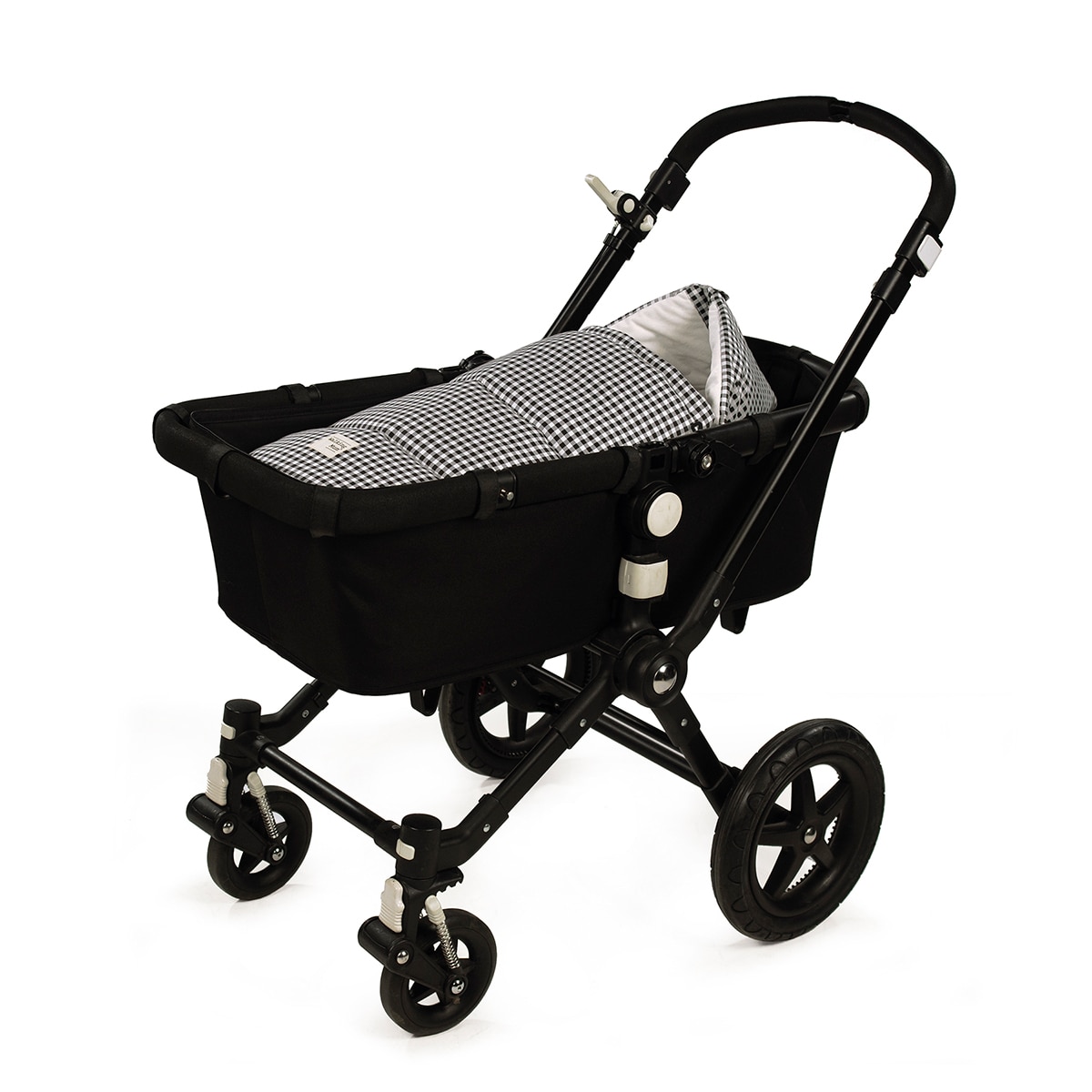 Saco Cuco I Love Vichy 2 em 1 Inverno Preto-3