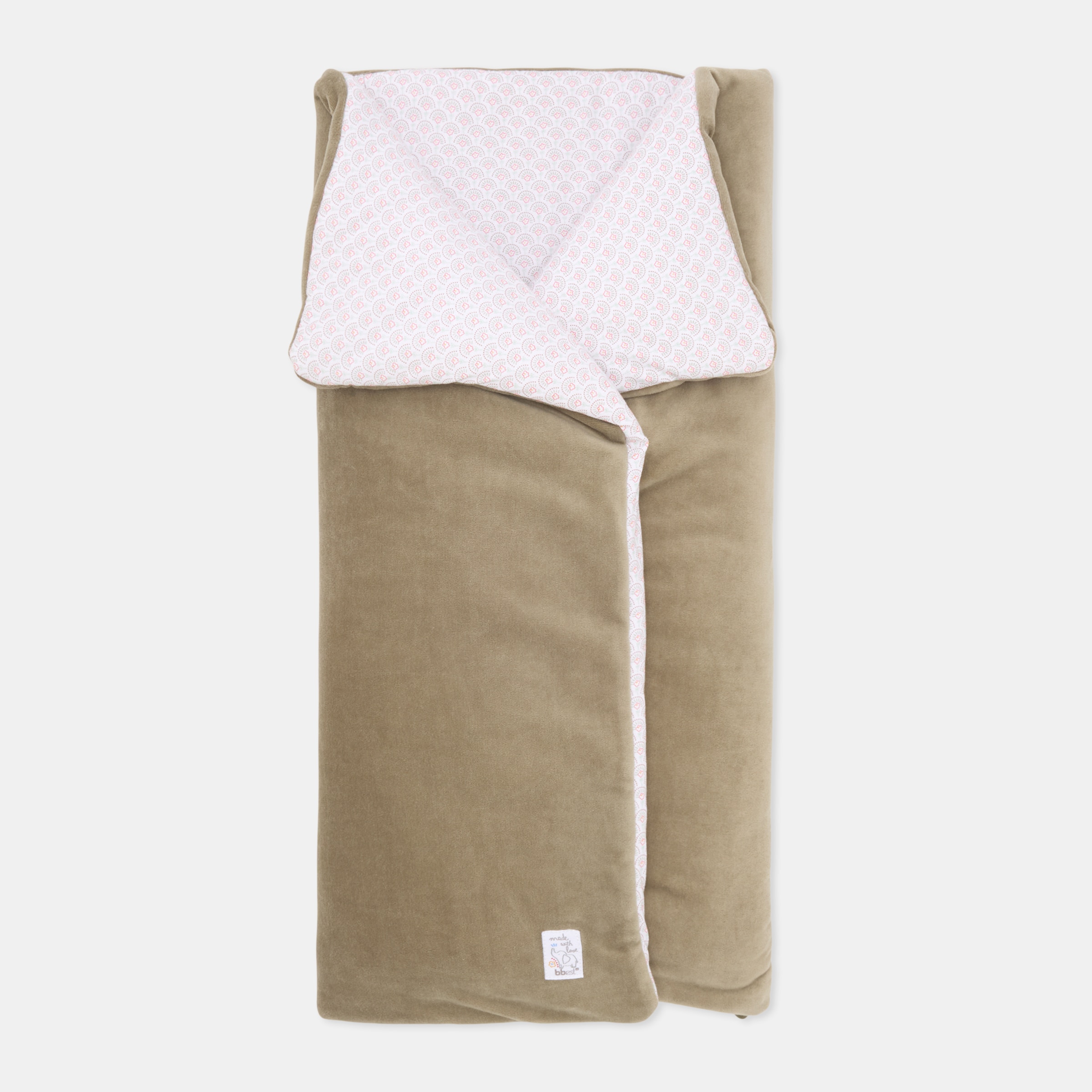 Saco de Carrinho Wrap Velour Verde-escuro-1