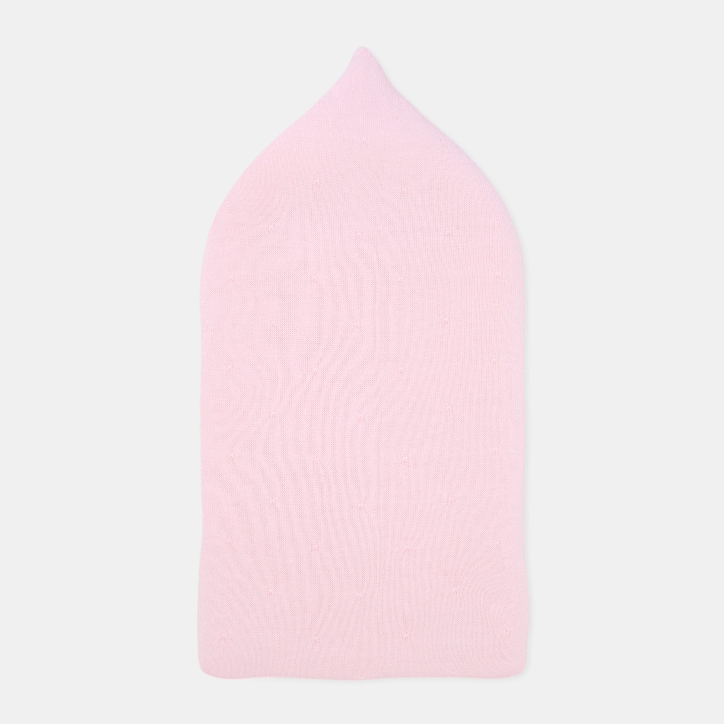 Saco coche Cotton Juice Baby Home capucha Tricot - Rosa claro Rosa claro-2