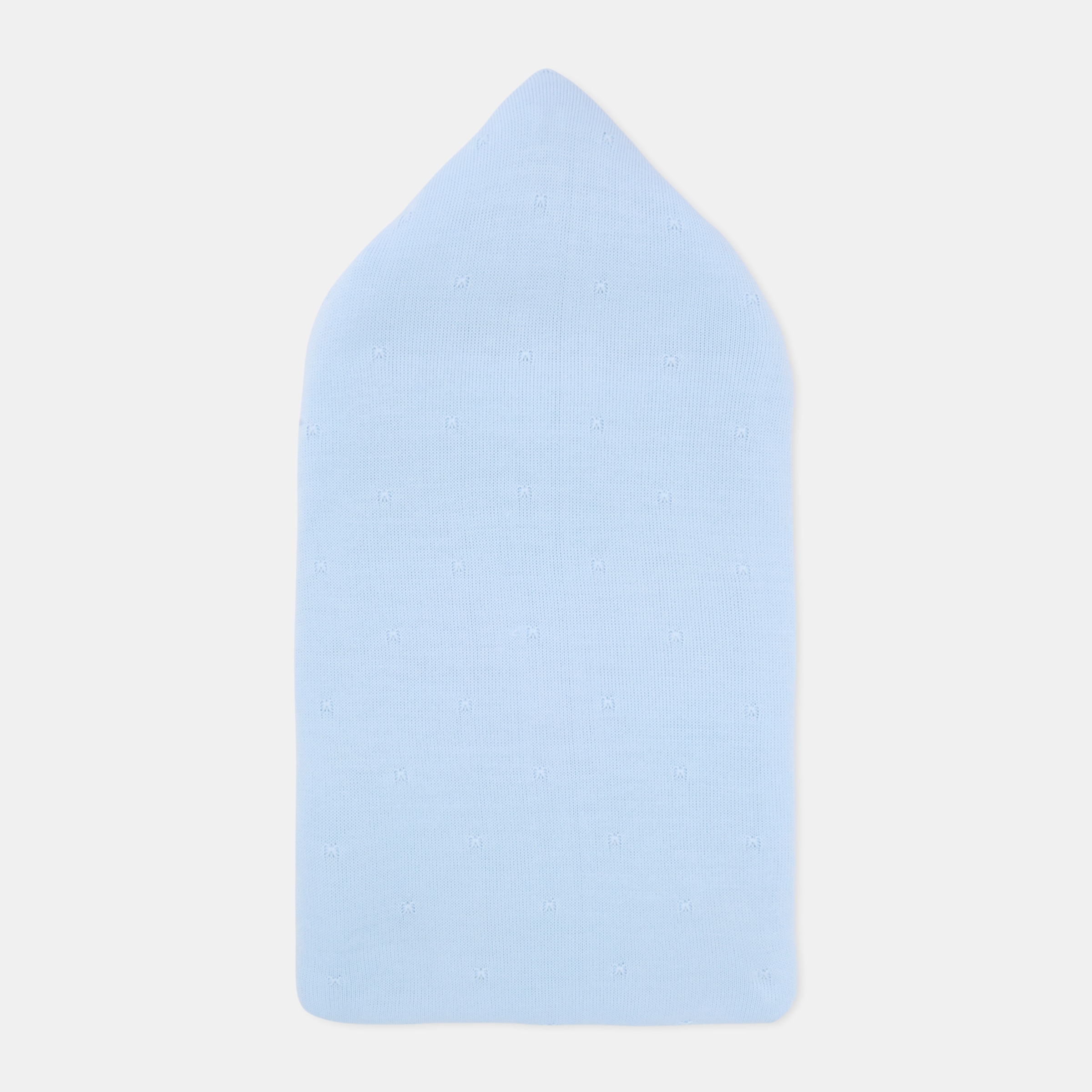 Saco coche Cotton Juice Baby Home capucha Tricot - Azul claro Azul claro-2