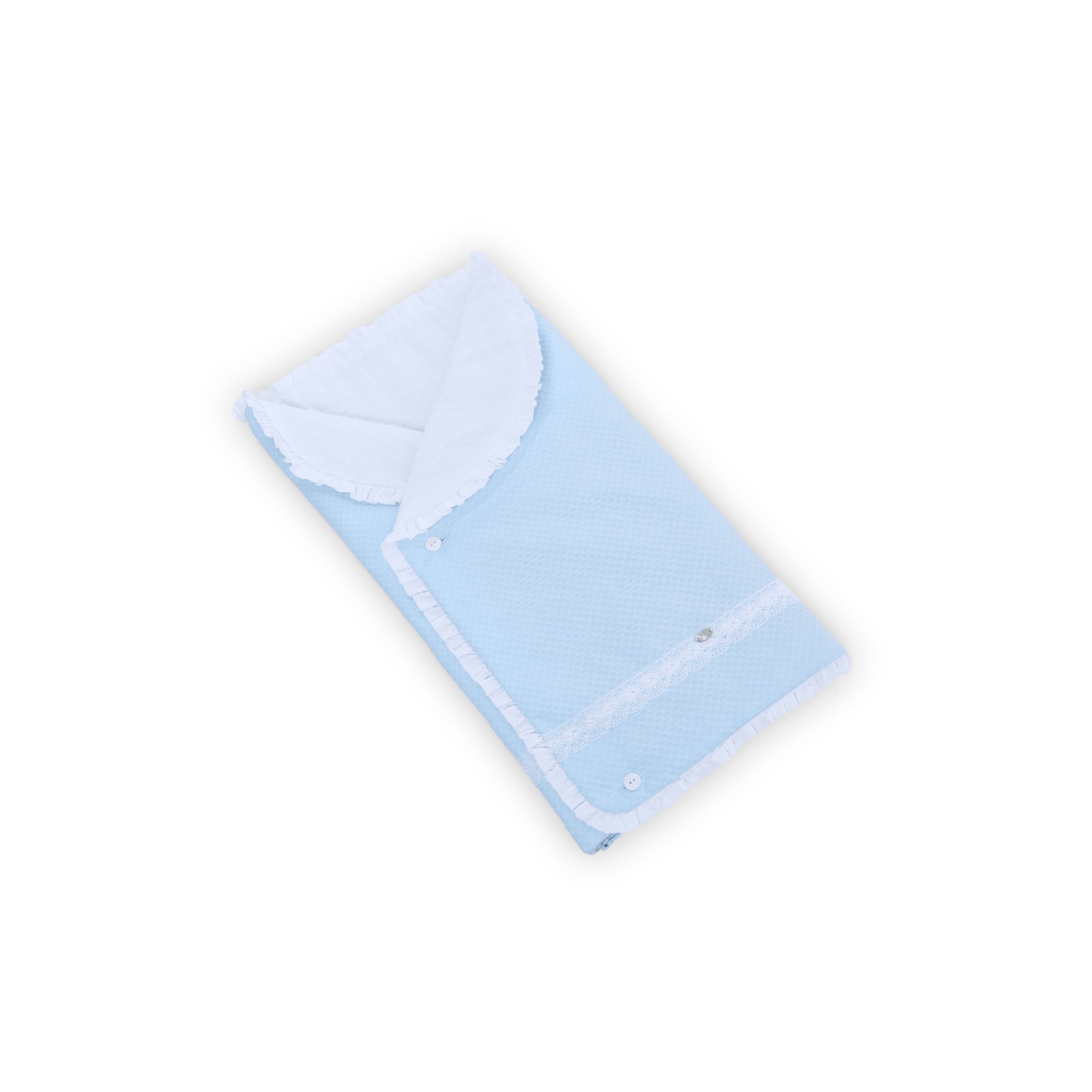 SACO NANA PAZ RODRIGUEZ SOLAPAS "SALINA" Azul Tiza/Blanco Azul Tiza/Blanco-1