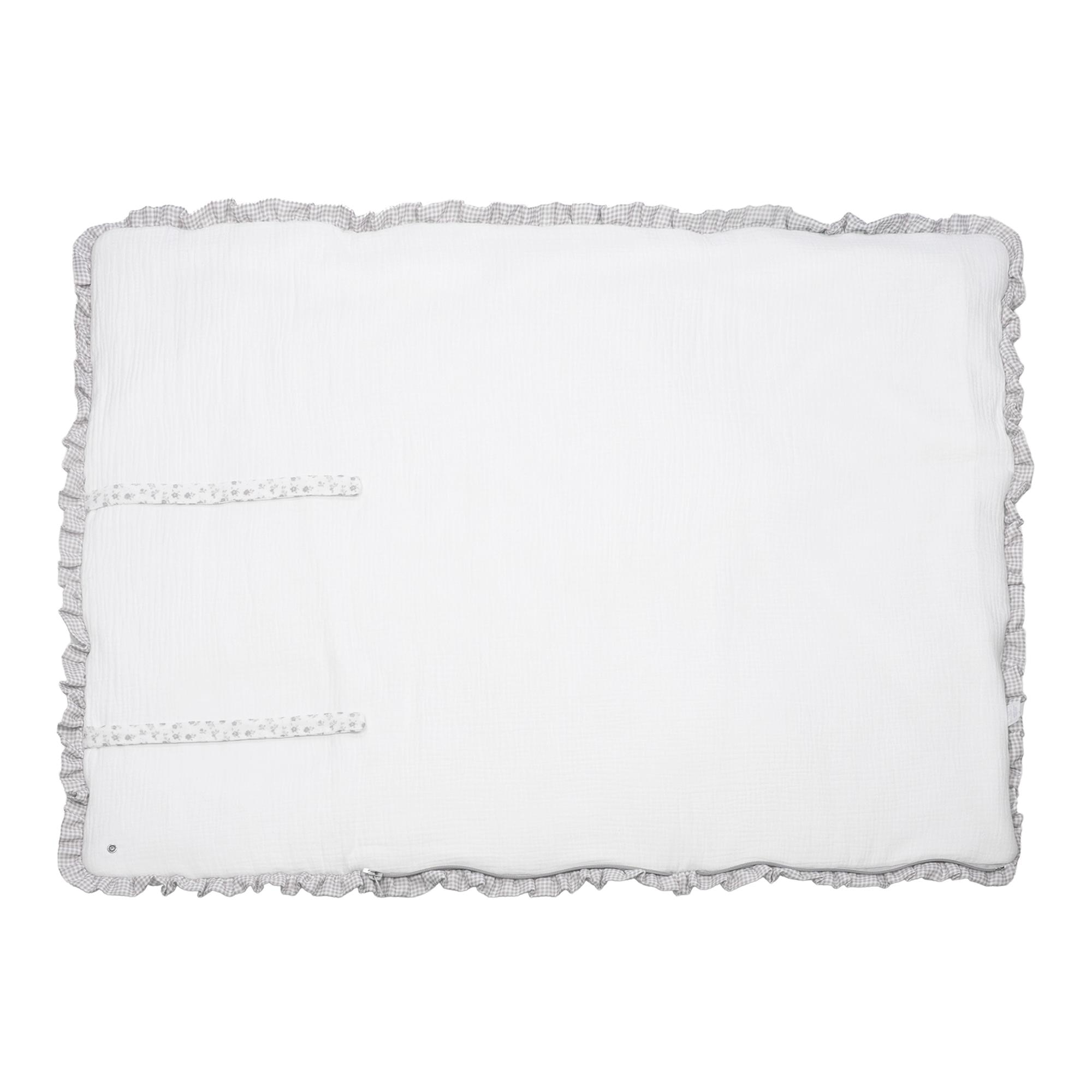 Manta Little Bloom Flor Cinzento TOG 2,5 Cinzento-claro-4