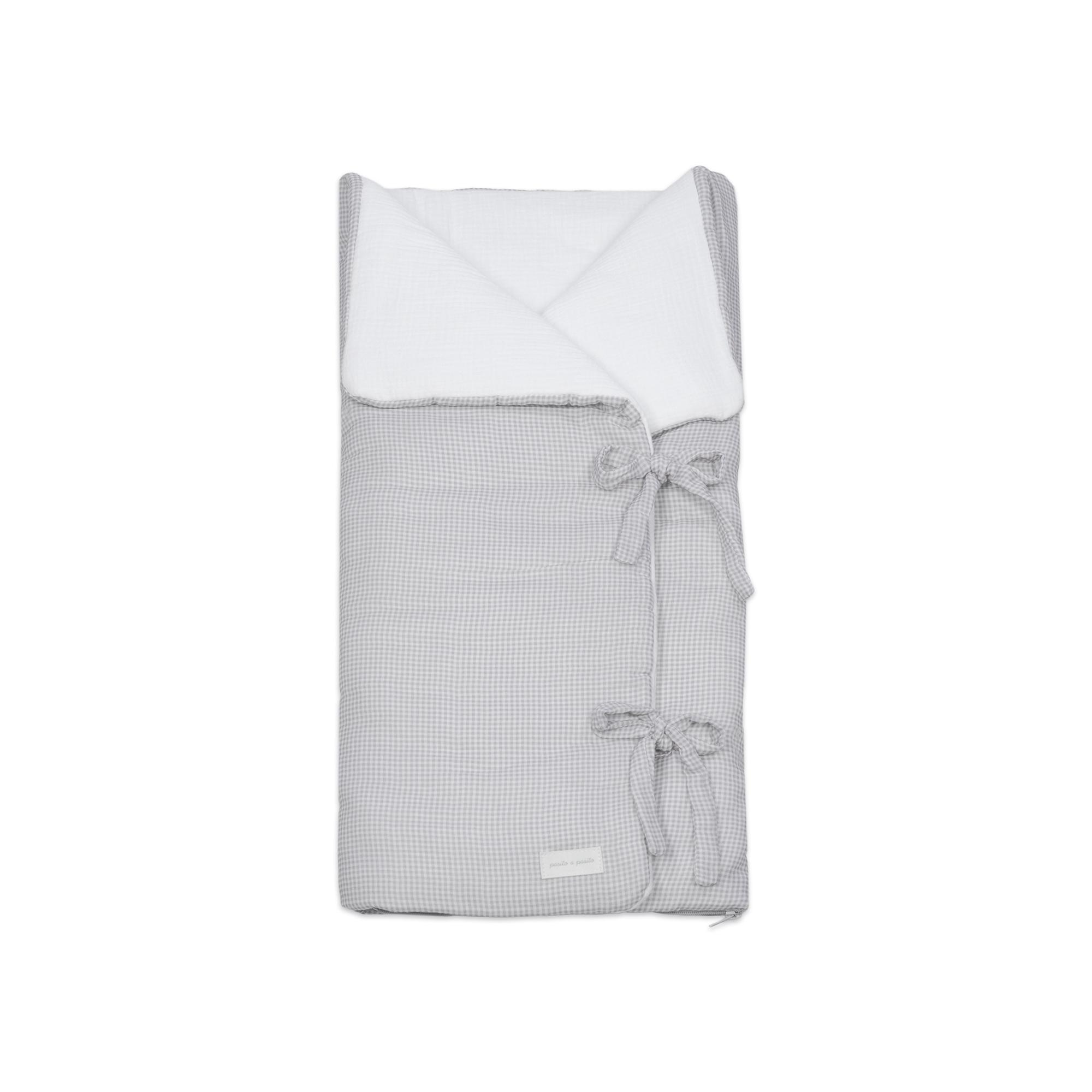 Imagem 0 de Manta Little Bloom Vichy Cinzento TOG 2,5