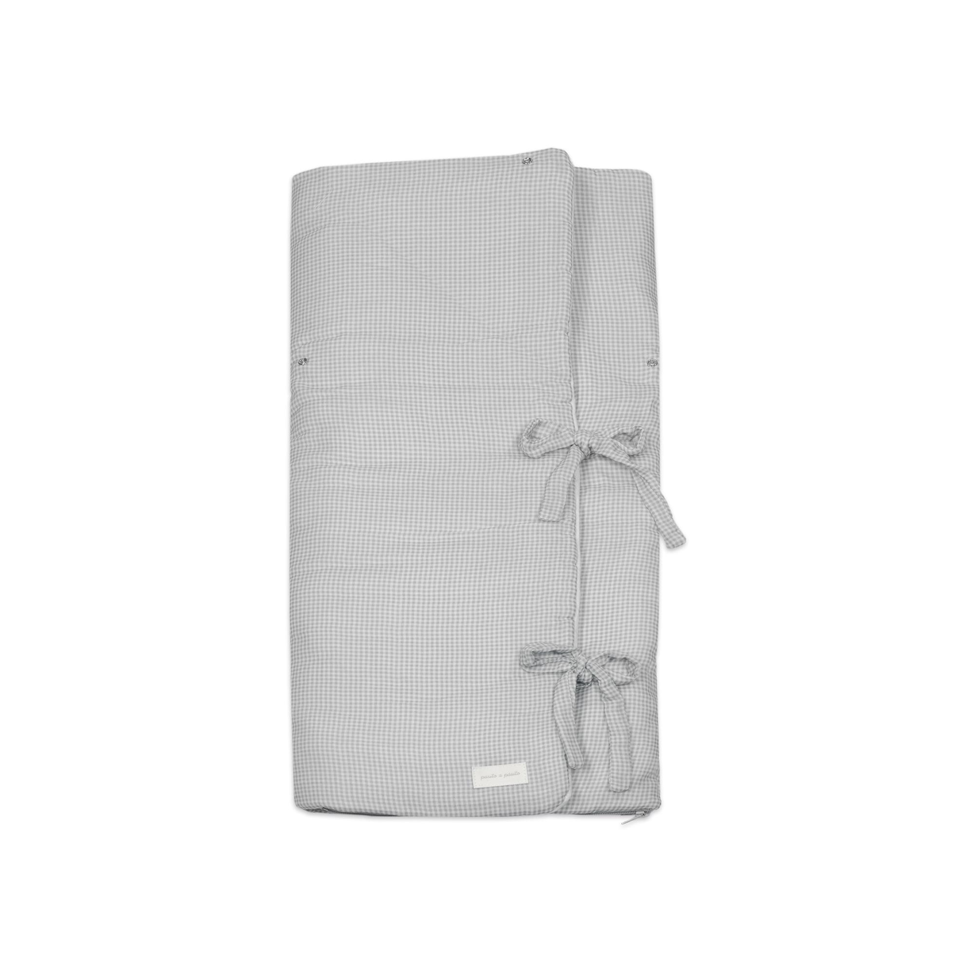 Manta Little Bloom Vichy Cinzento TOG 2,5 Cinzento-claro-2