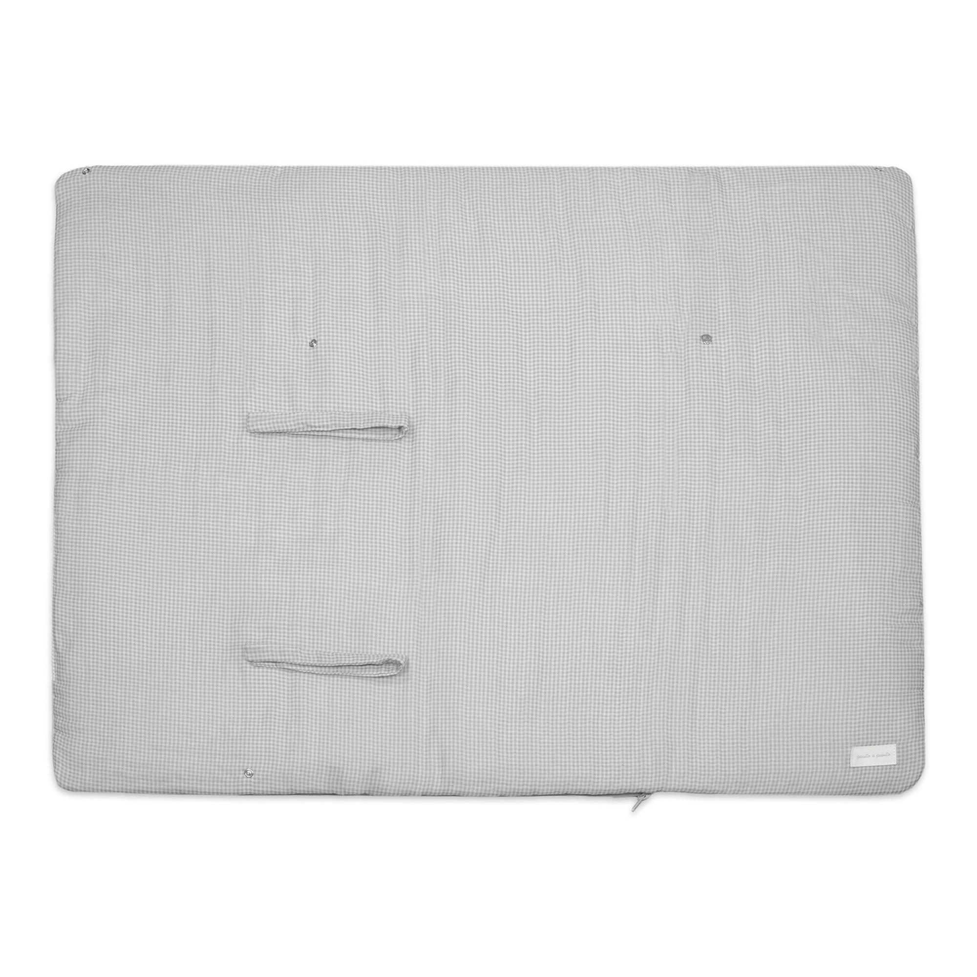 Manta Little Bloom Vichy Cinzento TOG 2,5 Cinzento-claro-3