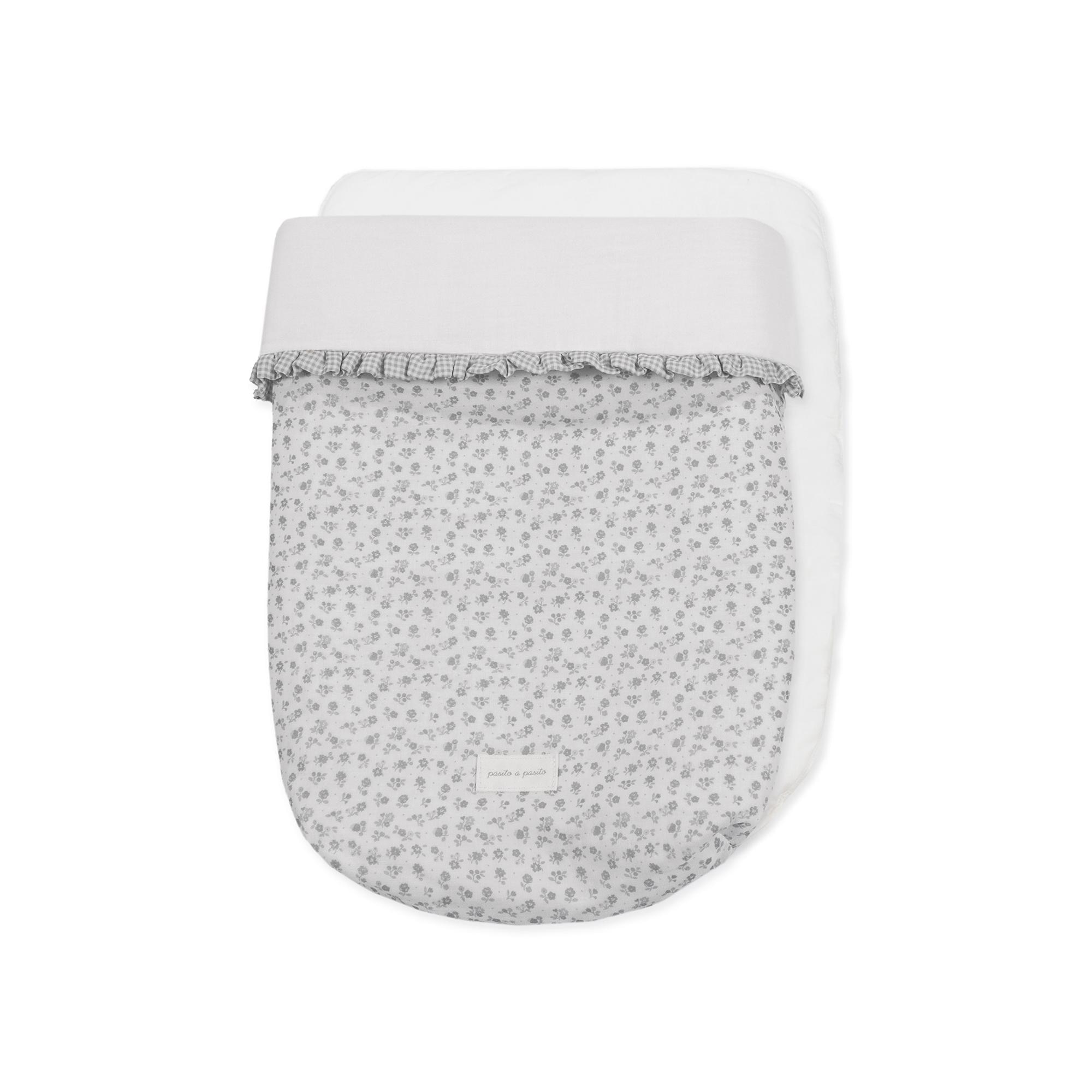Saco de dormir Little Bloom Flor Cinzento TOG 2.5 Cinzento-claro-2
