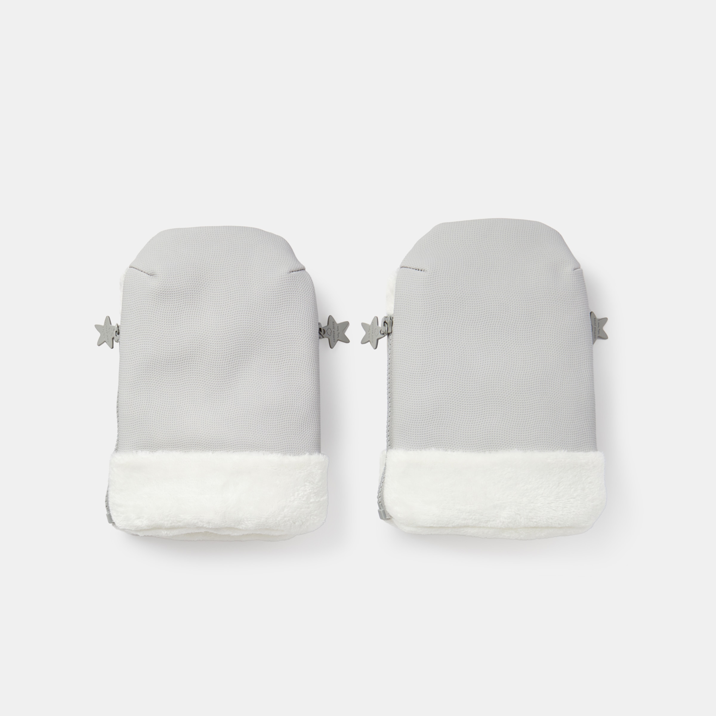 Luvas em Polipele para Cabo de Carrinho de Passeio Cinzento-1