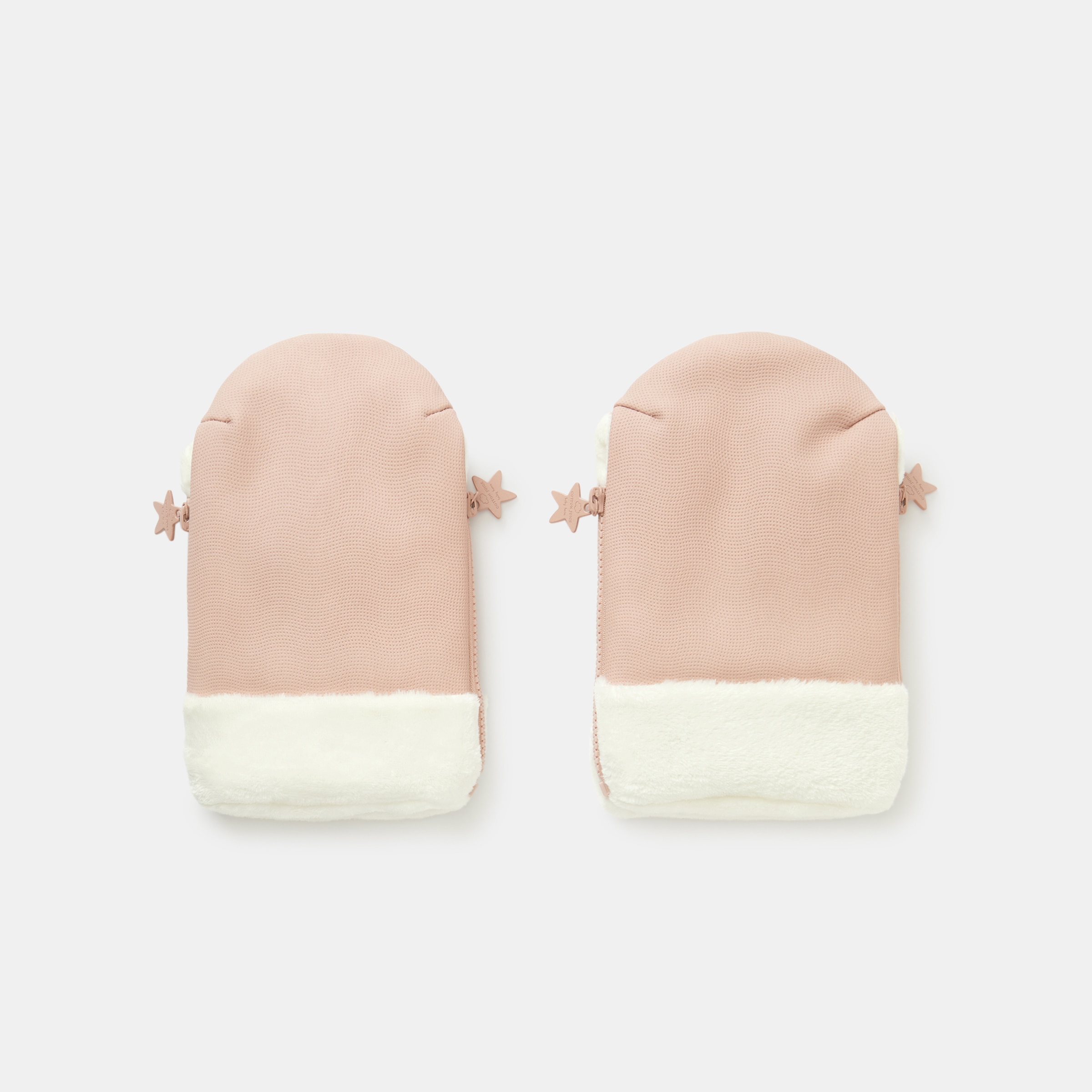 Imagen 0 de Manoplas Cotton Juice Baby Home Polipiel para manillar Coche de paseo Rosa