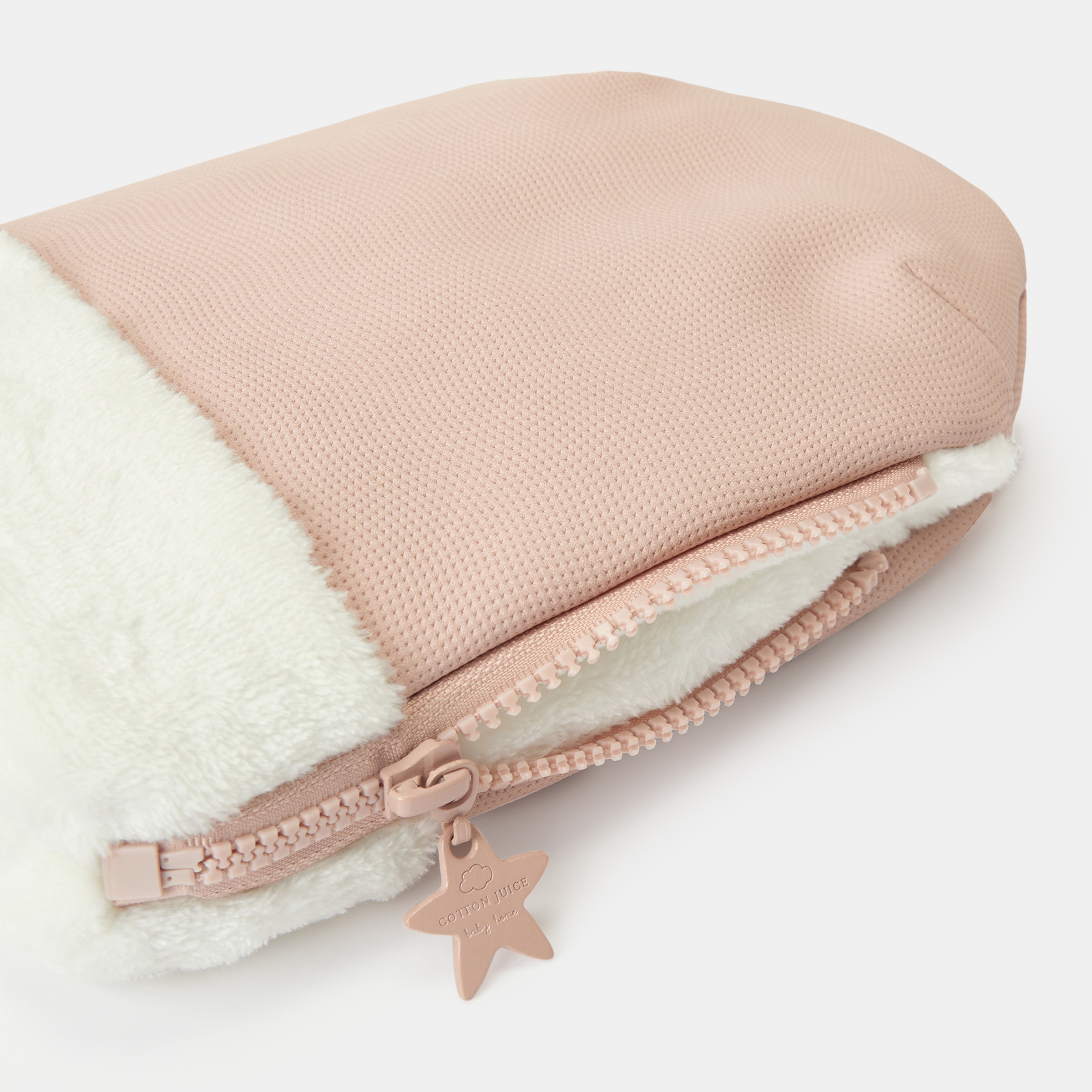 Manoplas Cotton Juice Baby Home Polipiel para manillar Coche de paseo - Rosa Rosa-2