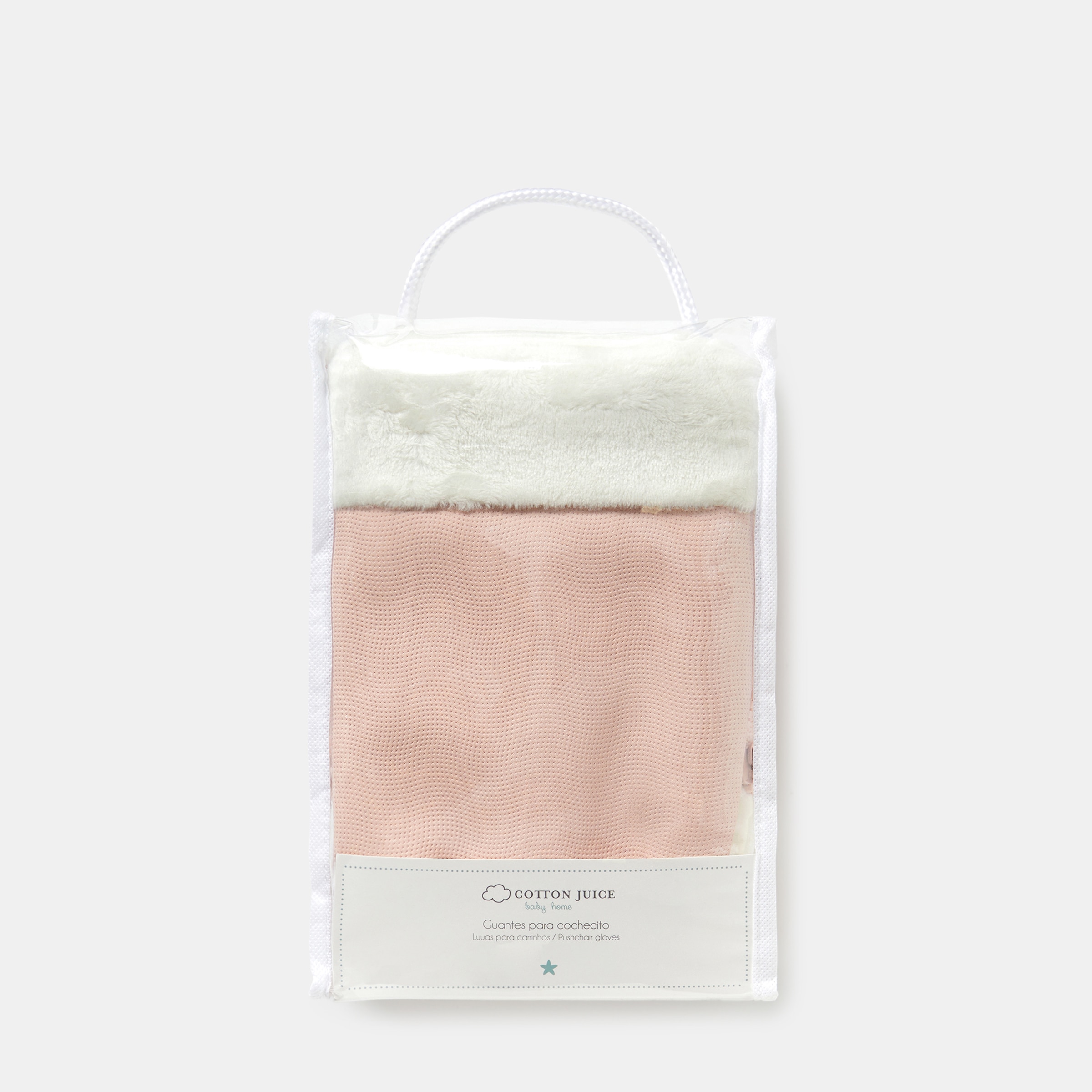 Manoplas Cotton Juice Baby Home Polipiel para manillar Coche de paseo - Rosa Rosa-3