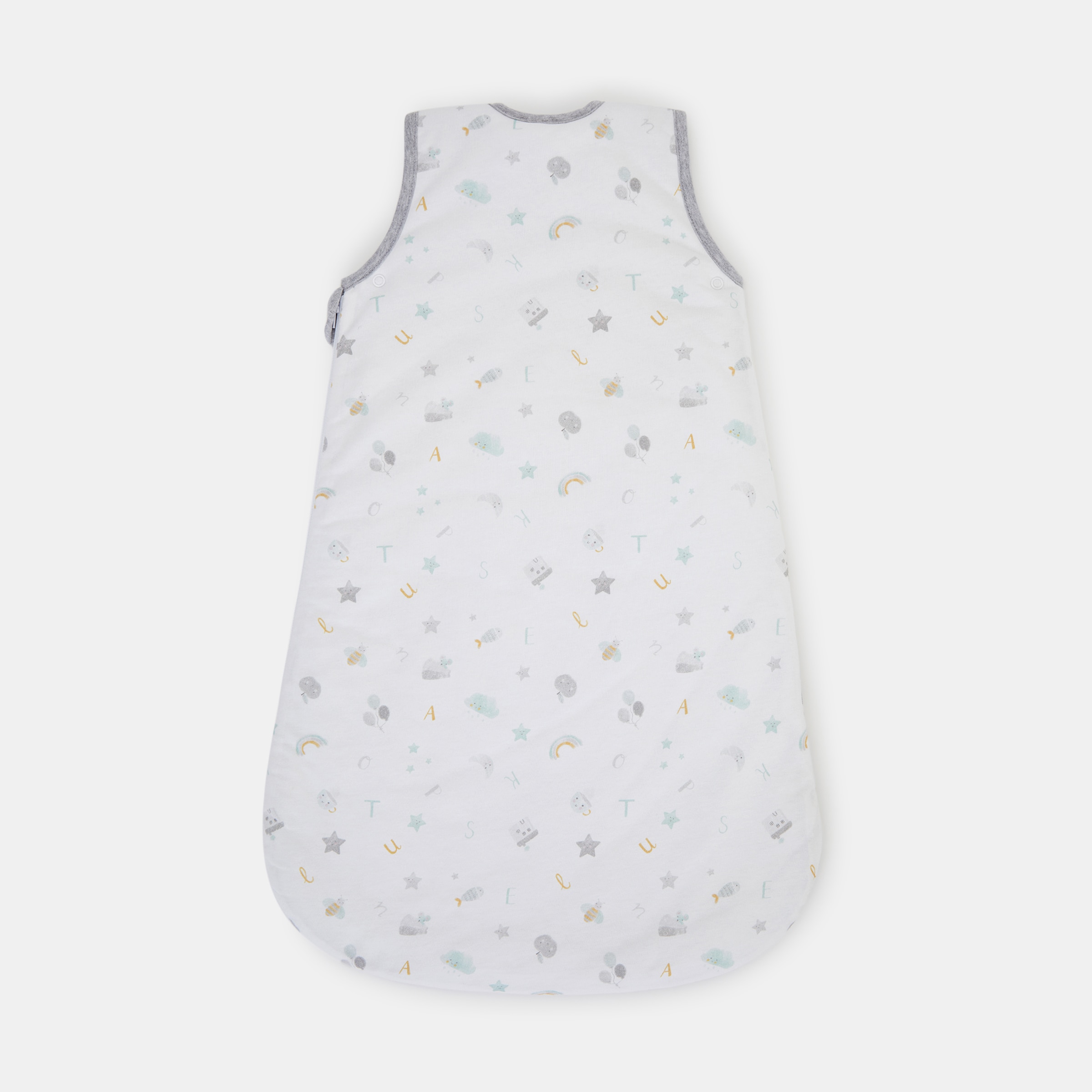 Saco de Dormir Abecedário Tog 2.5 (Disponível em Várias Medidas) Cinzento-2