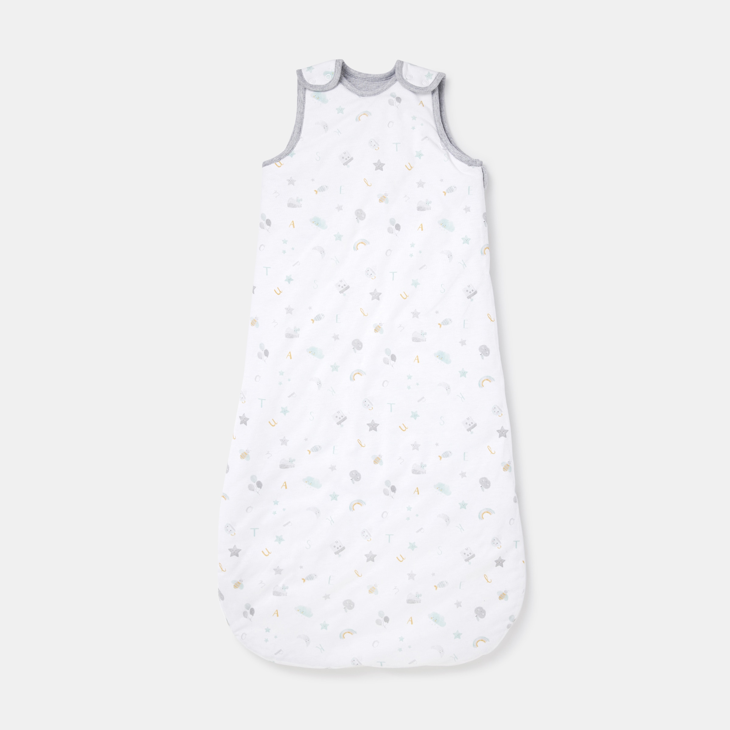 Cotton Juice Baby Home - Saco de dormir Cotton Juice Baby Home Abecedario Tog 2.5 (disponible en varias medidas).