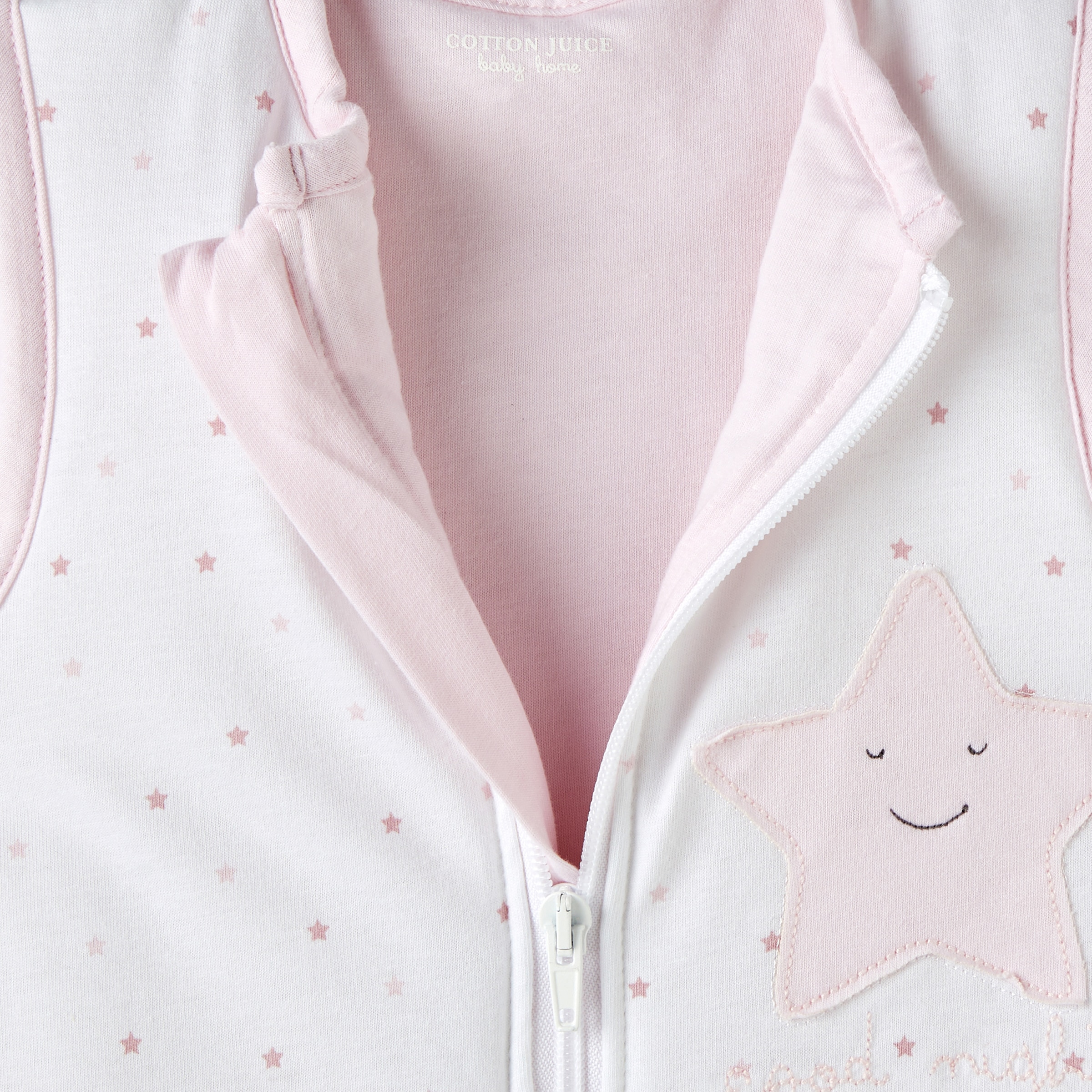 Manta pijama warmy Cotton Juice Baby Home Básico 18-36m estrellas - Rosa Rosa-4