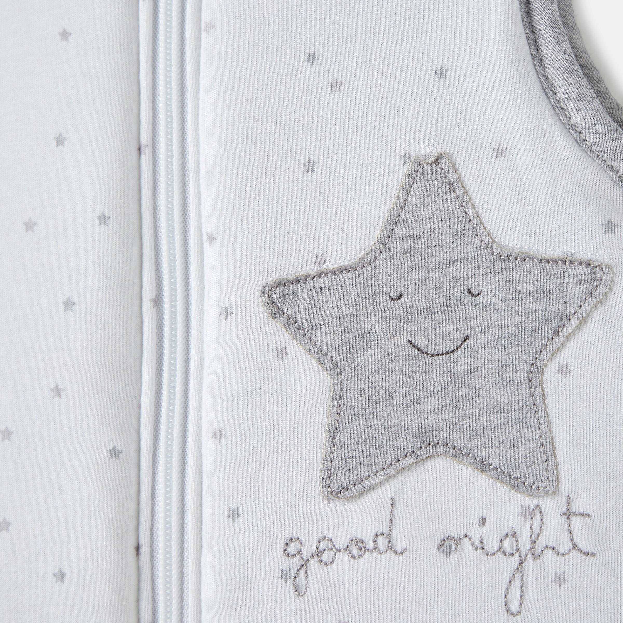 Manta de Pijama Warmy Basic 18-36 m Estrelas Cinzento-3