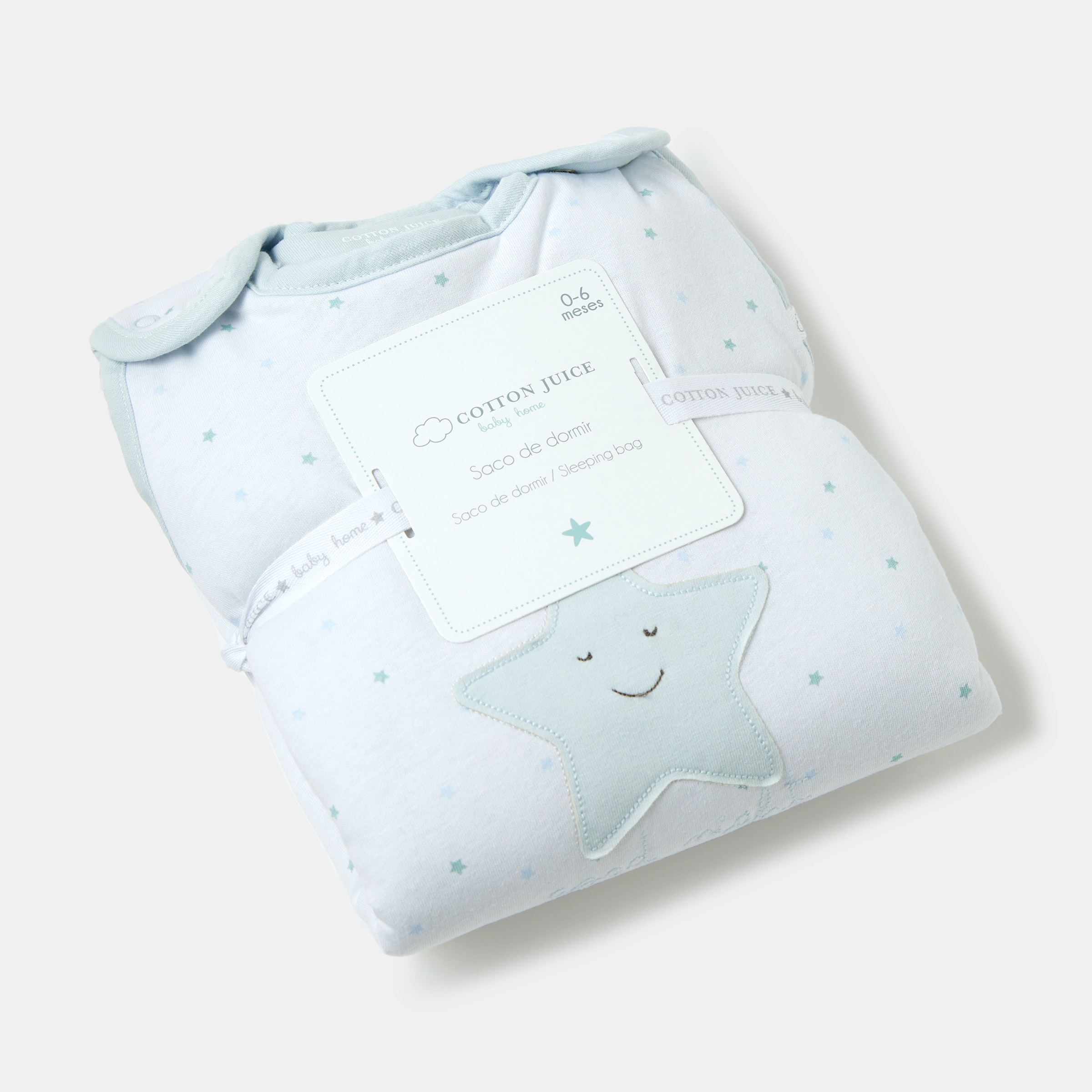 Saco de dormir Cotton Juice Baby Home Básico Tog 2.5 estrellas (disponible en varias medidas) - Azul claro Azul claro-5