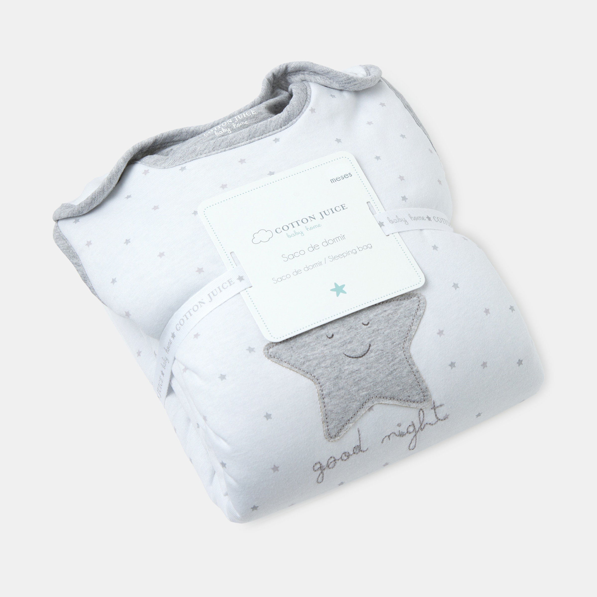 Saco de dormir Cotton Juice Baby Home Básico Tog 2.5 estrellas (disponible en varias medidas) - Gris Gris-5