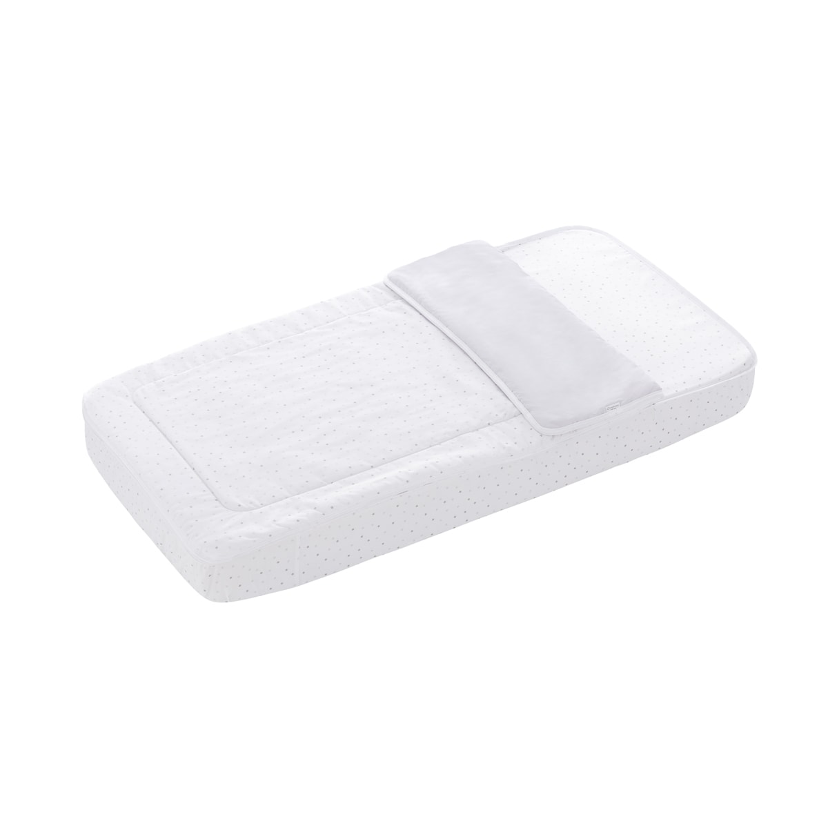 Saco de Edredão Ajustável Cinzento-1