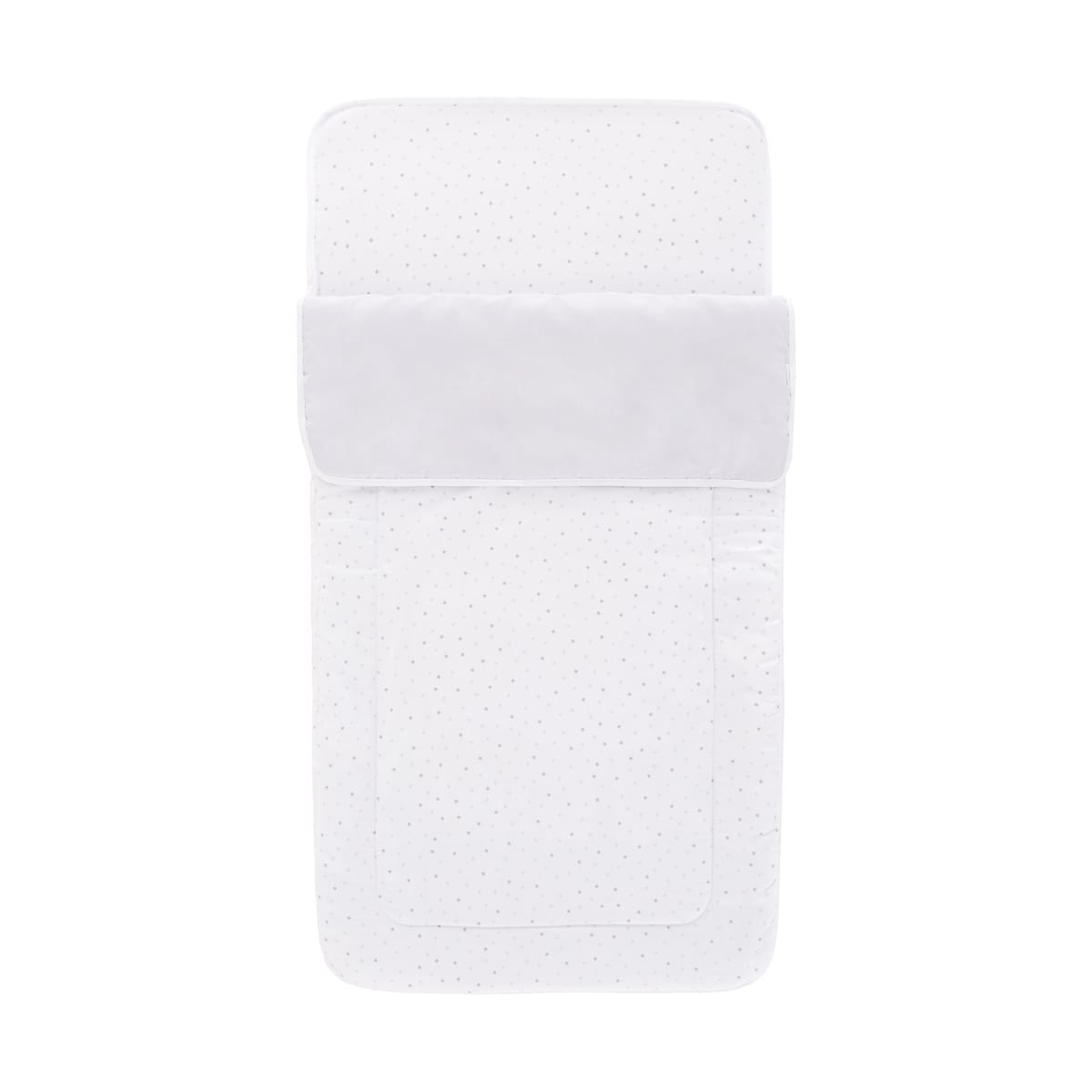 Saco de Edredão Ajustável Cinzento-3