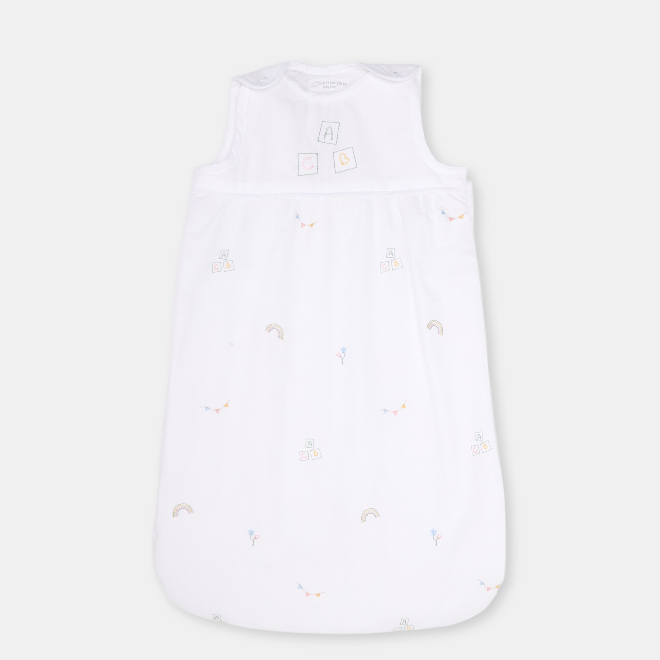 Saco de dormir Cotton Juice Baby Home Clásico Tog 2.5 boradado alta canastilla Multicolor Multicolor-1