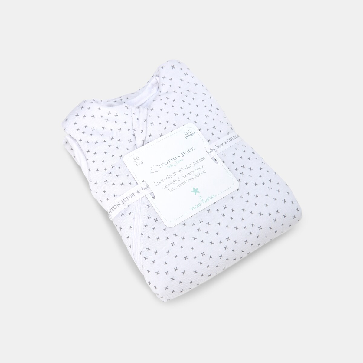 Saco de Dormir 2 Peças New Born Multitog Branco-5