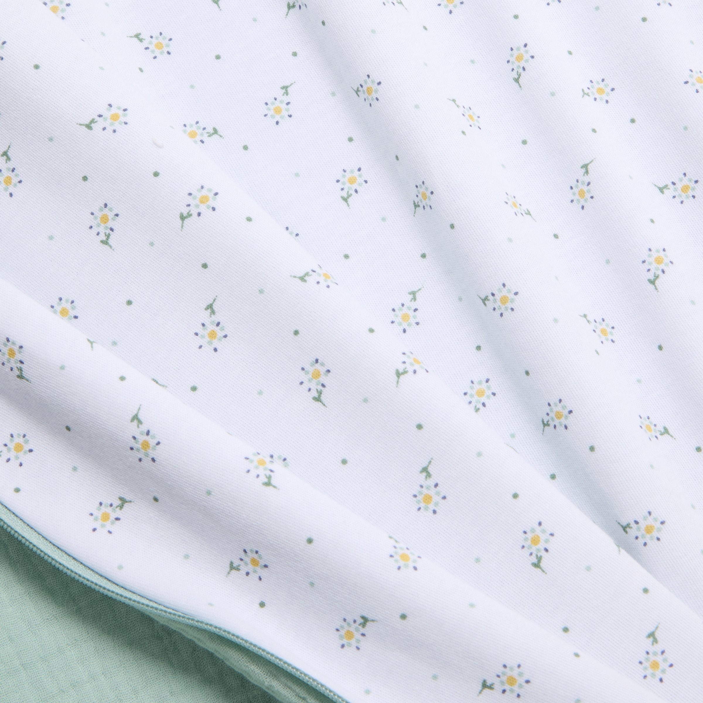 Saco de dormir Cotton Juice Baby Home colección Sésamo, muselina bordada Ratoncito jardinero Tog 1.0 (disponible en varias tallas) - Verde Mint Verde Mint-4