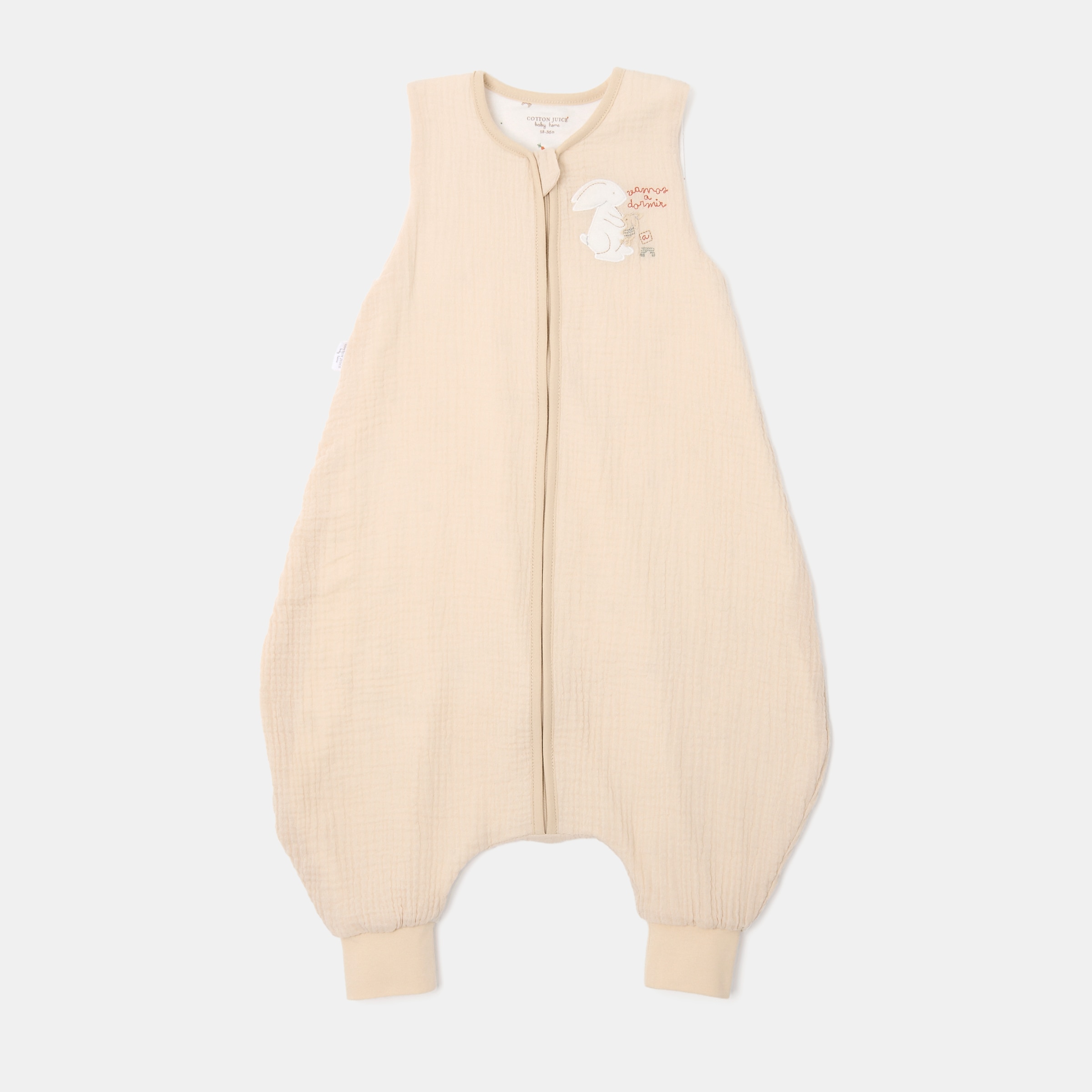 Imagem 0 de Manta pijama fresh Cotton Juice Baby Home coleção Sésamo com coelhinhos Tog 1.0